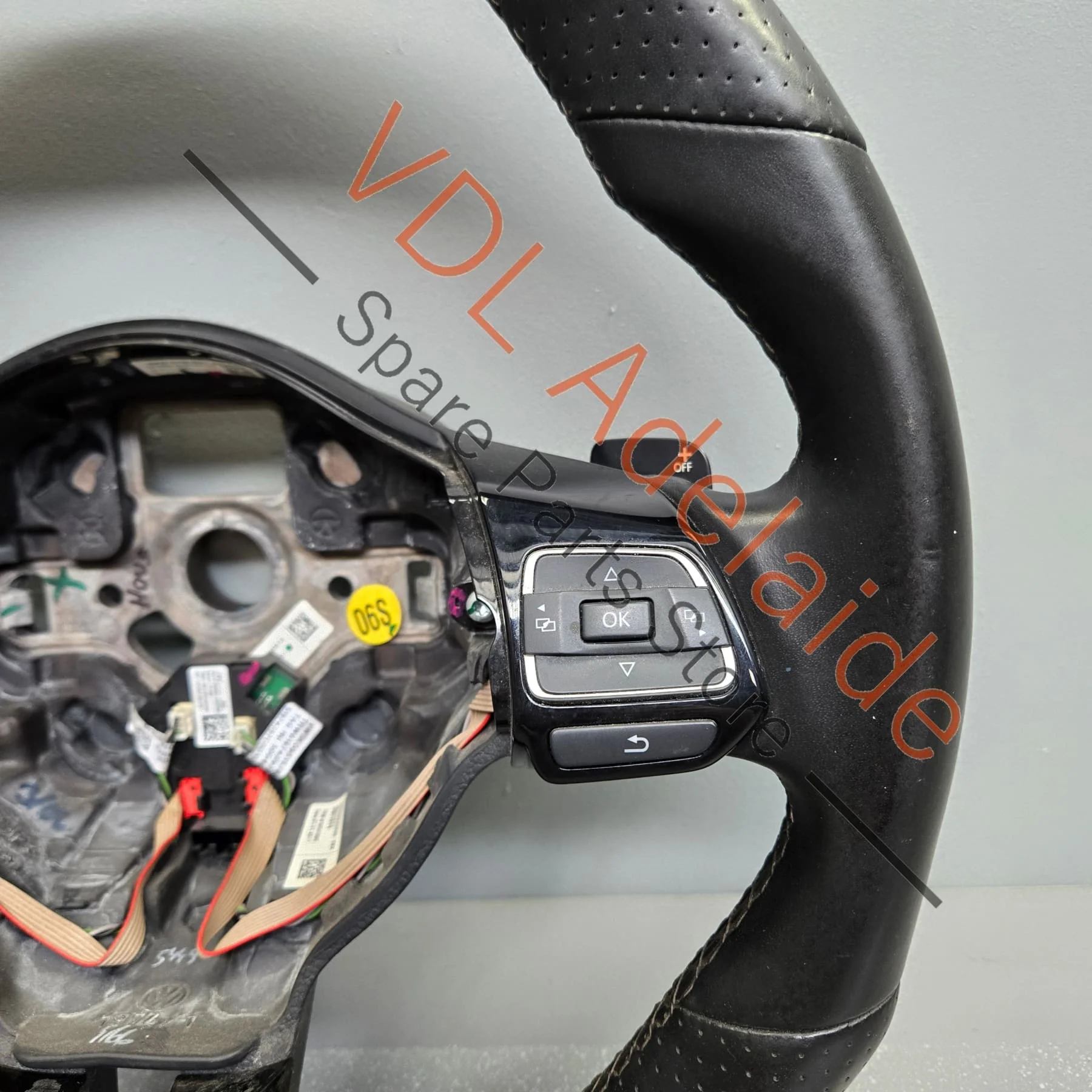 VW Golf MK6 R Sport Steering Wheel Flat Bottom 5K0419091AS - Image 4