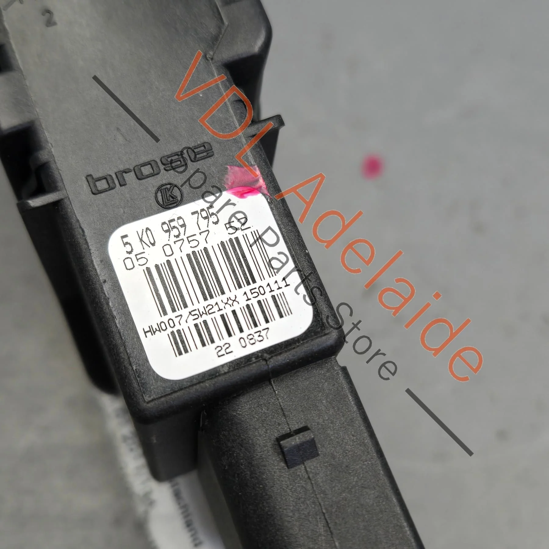 VW Volkswagen Jetta Golf MK6 Rear Right Window Regulator Motor 5K0959704D - Image 3