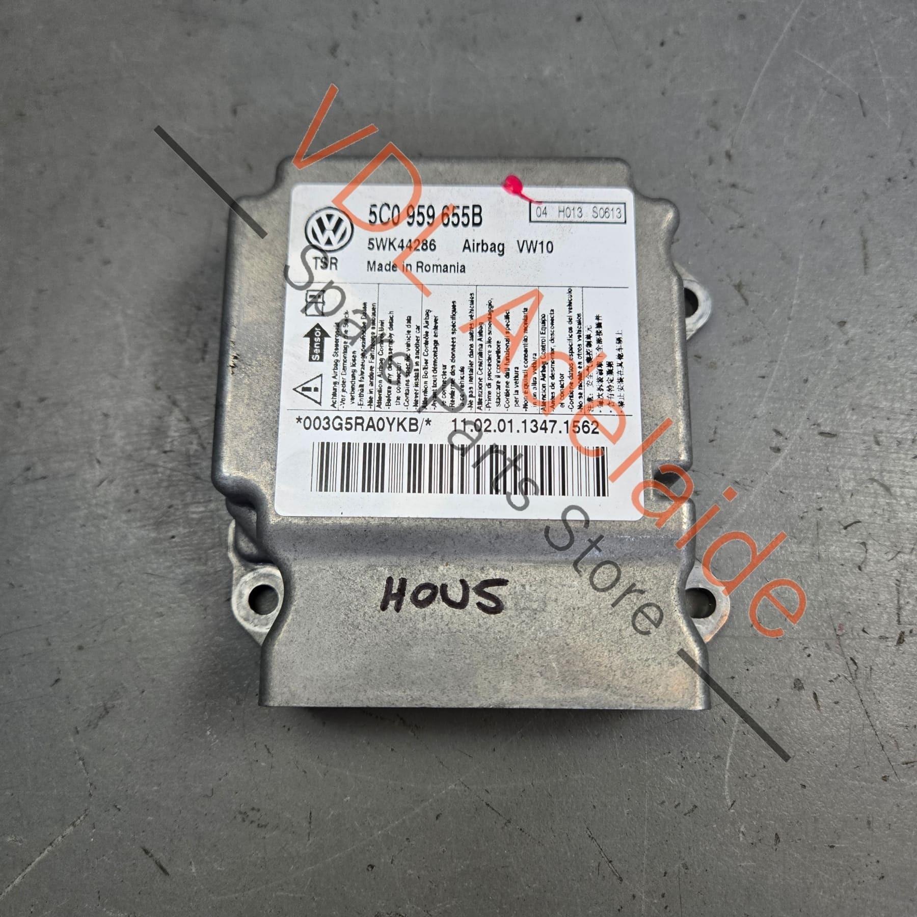 VW Golf R MK6 Airbag Module 5C0959655B
