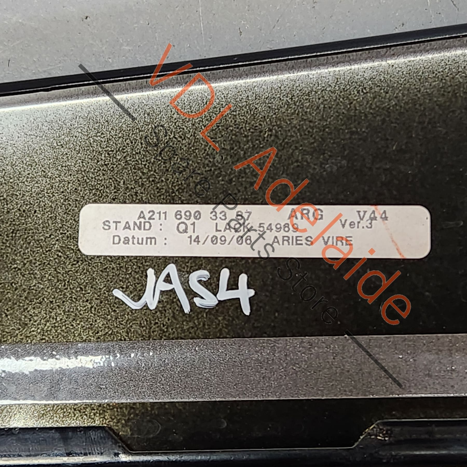 Mercedes W211 E Class Left Rear Door Pillar Trim Black Gloss A2116903387 - Image 5