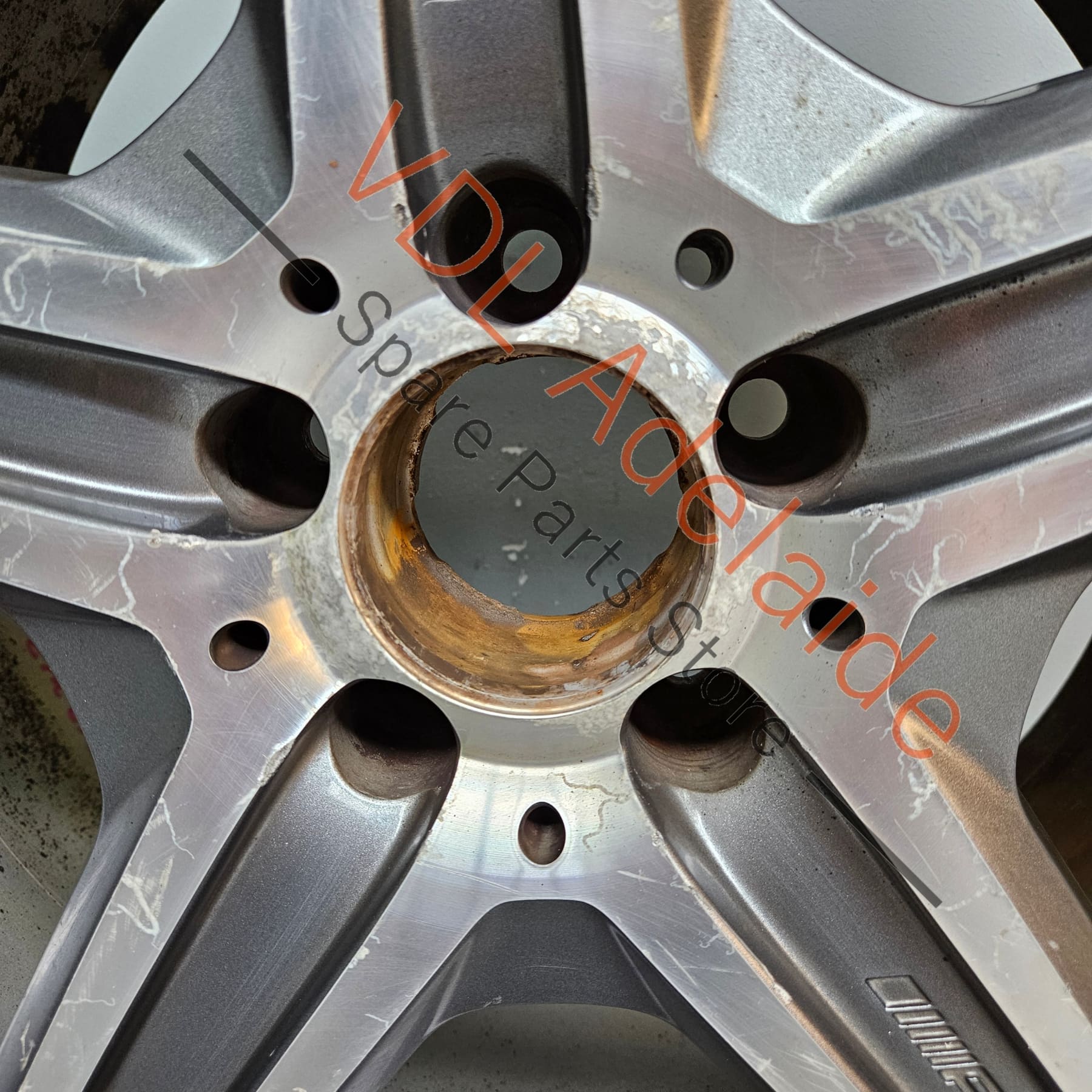 Mercedes W211 E63 AMG 5 Spoke Front Alloy Wheel Genuine OEM A2114016402 18 x 8.5 ET38 #01 - Image 4