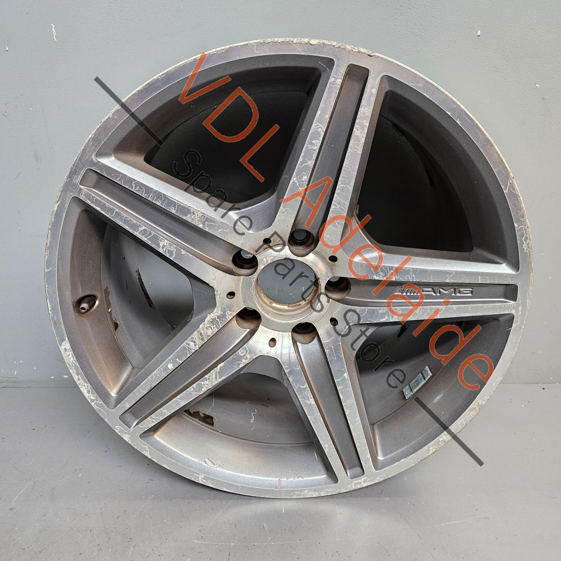 Mercedes W211 E63 AMG 5 Spoke Rear Alloy Wheel Genuine OEM A2114016402 18 x 9 ET39 #02