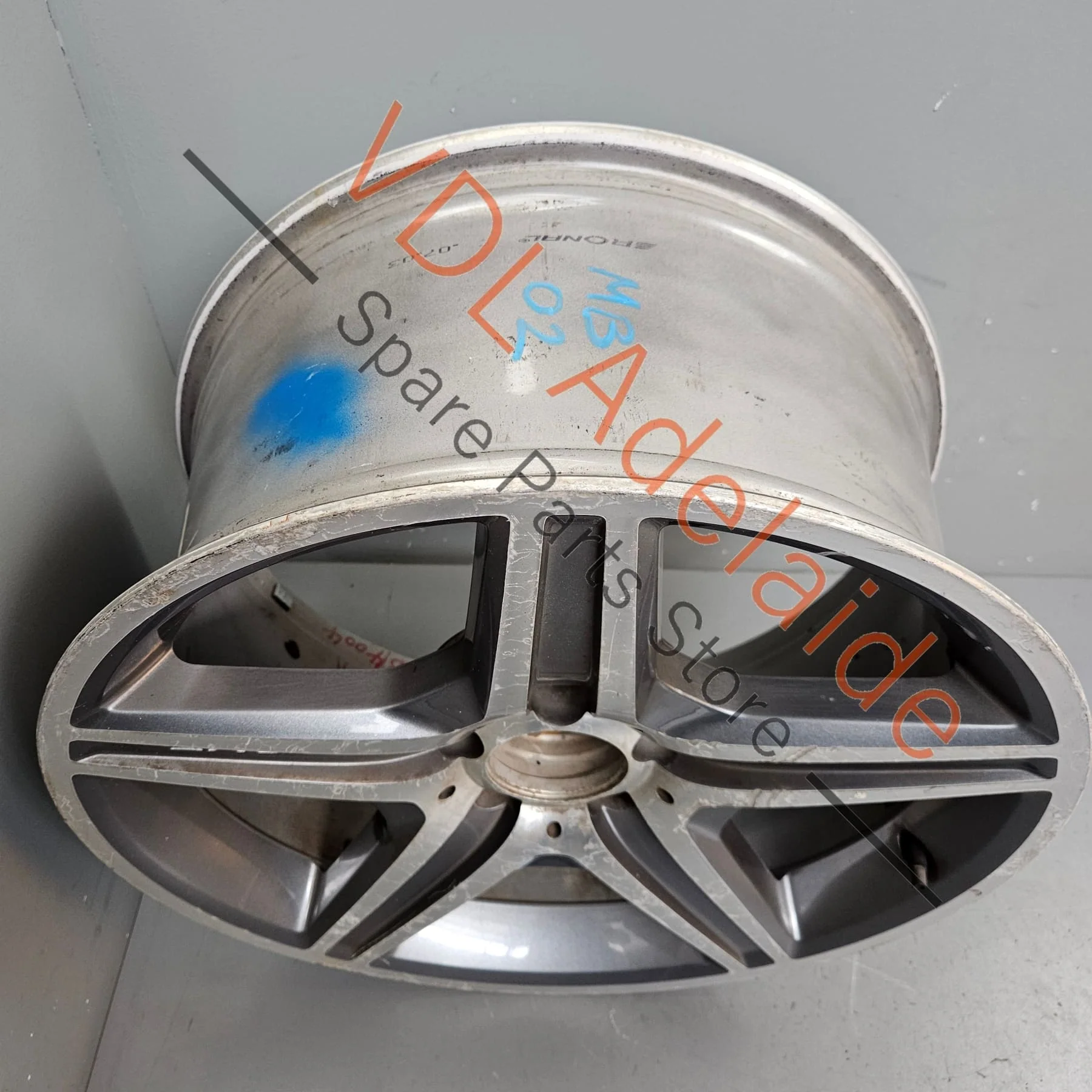 Mercedes W211 E63 AMG 5 Spoke Rear Alloy Wheel Genuine OEM A2114016402 18 x 9 ET39 #02 - Image 7