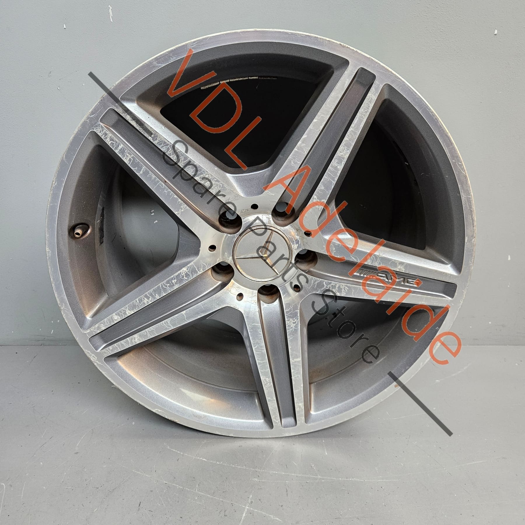 Mercedes W211 E63 AMG 5 Spoke Rear Alloy Wheel Genuine OEM A2114016402 18 x 9 ET39 #03