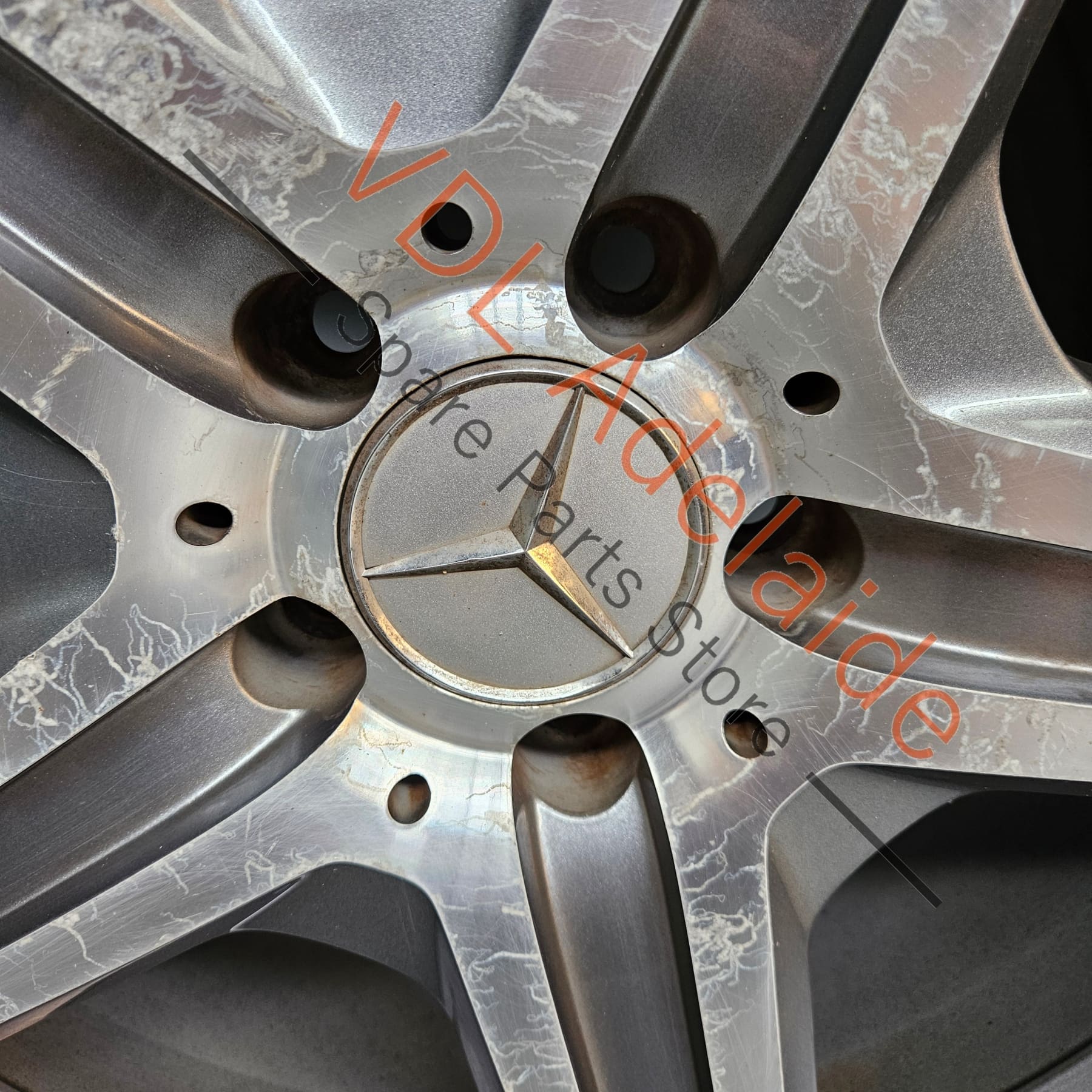 Mercedes W211 E63 AMG 5 Spoke Rear Alloy Wheel Genuine OEM A2114016402 18 x 9 ET39 #03 - Image 3