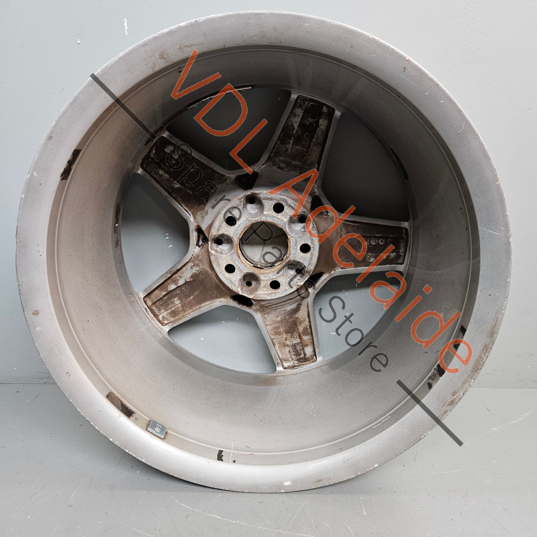 Mercedes W211 E63 AMG 5 Spoke Rear Alloy Wheel Genuine OEM A2114016402 18 x 9 ET39 #03 - Image 8