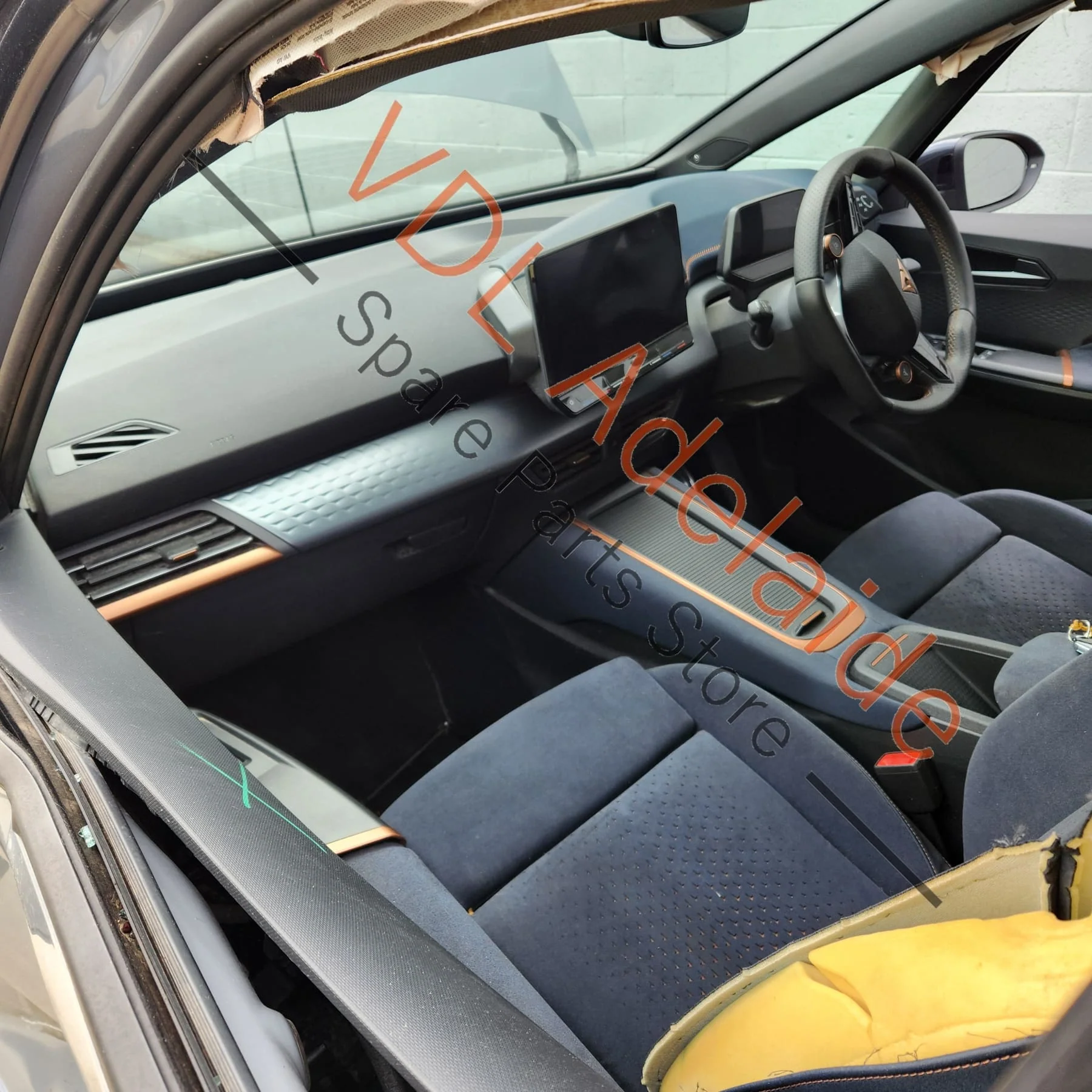 Cupra Born eBoost K11 Dashboard Trim Inlay Aluminium look 10H8543778CJ for RHD models - Image 3
