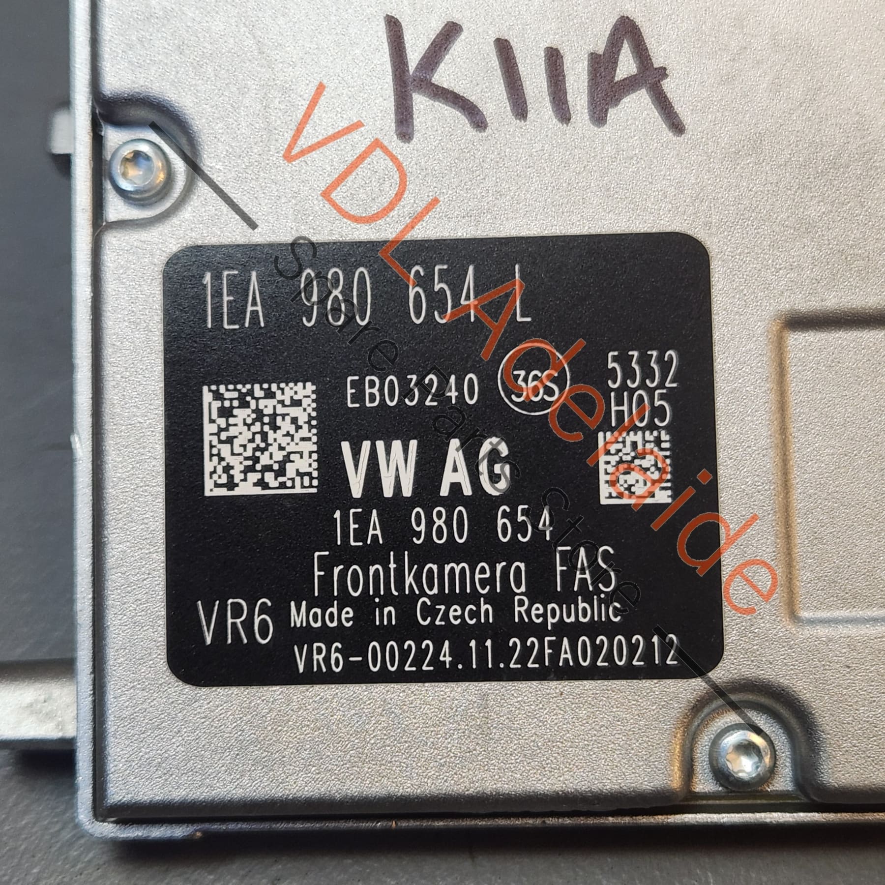 Audi VW Cupra Windscreen Mounted Camera for Driving Aid Programs Lane Change Assist 1EA980654L - Image 5