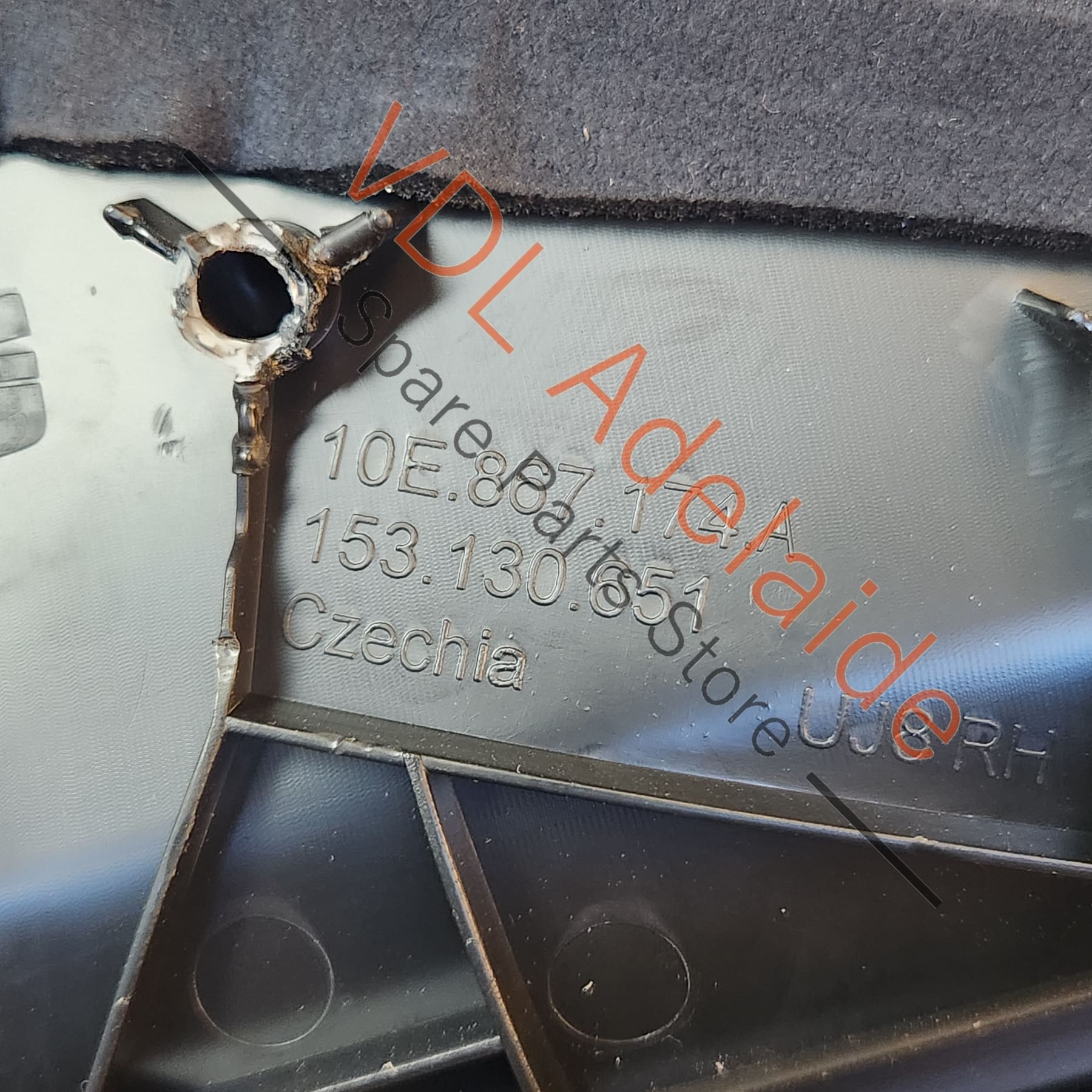 Cupra Born eBoost K11A Front Right Interior Door Trim Armrest Insert 10E867174A - Image 7