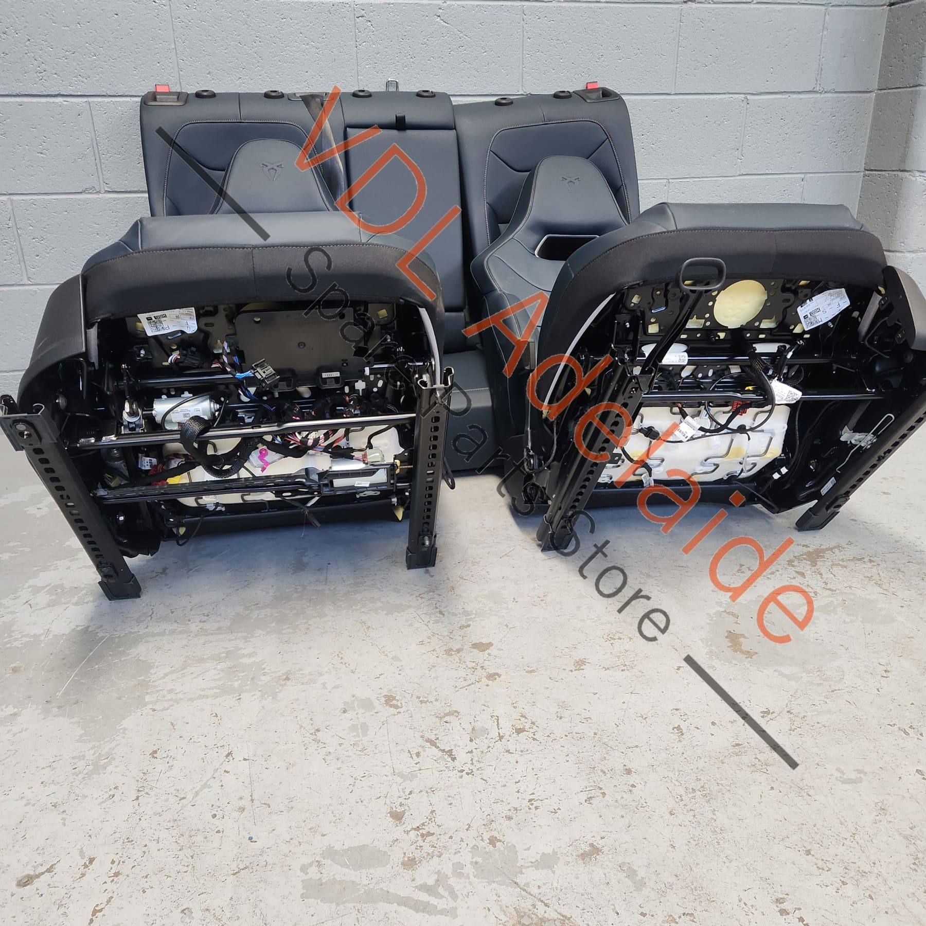 Cupra Ateca Blue Black Leather Seat Set Great for your Amarok or Caddy upgrade! - Image 10