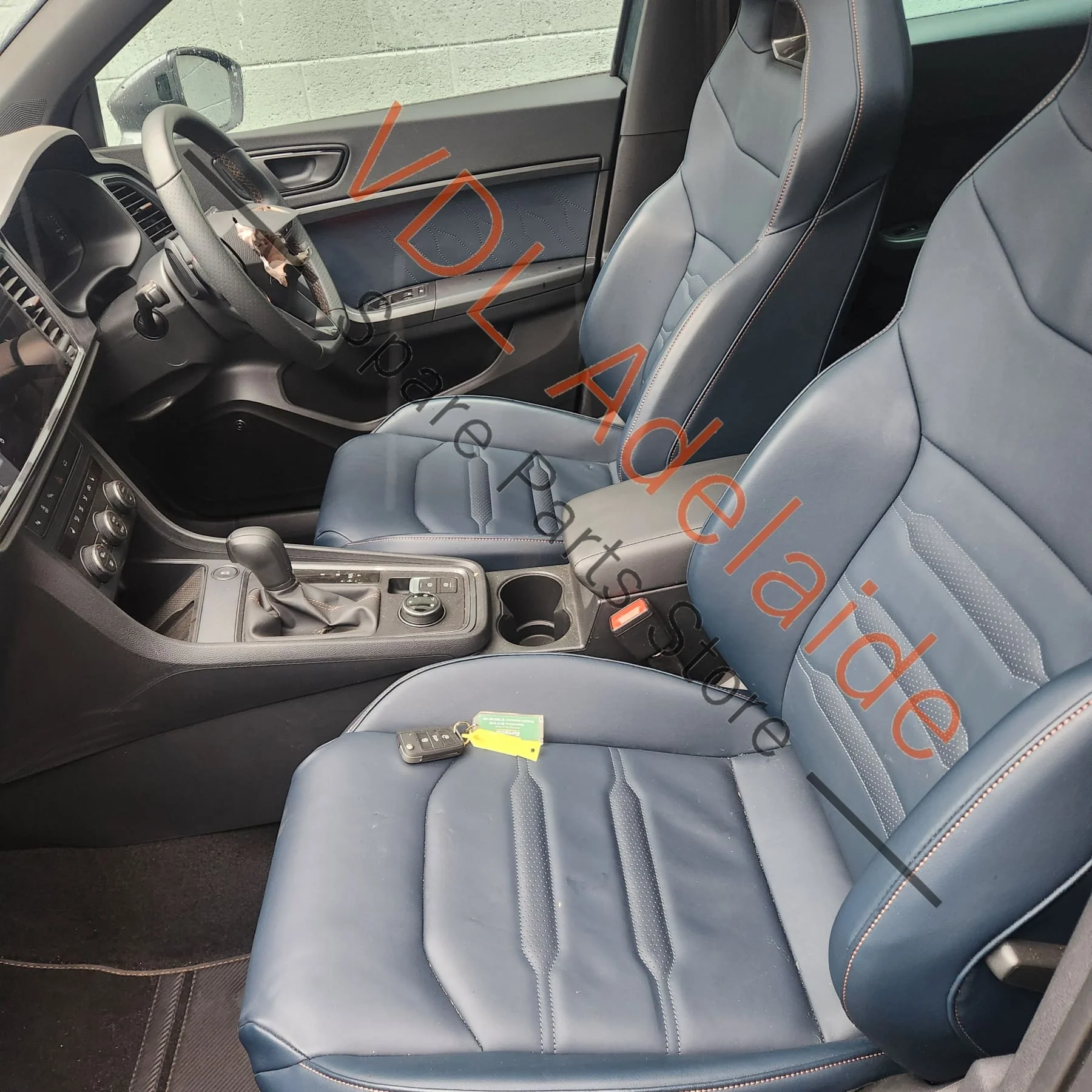 Cupra Ateca Blue Black Leather Seat Set Great for your Amarok or Caddy upgrade! - Image 12