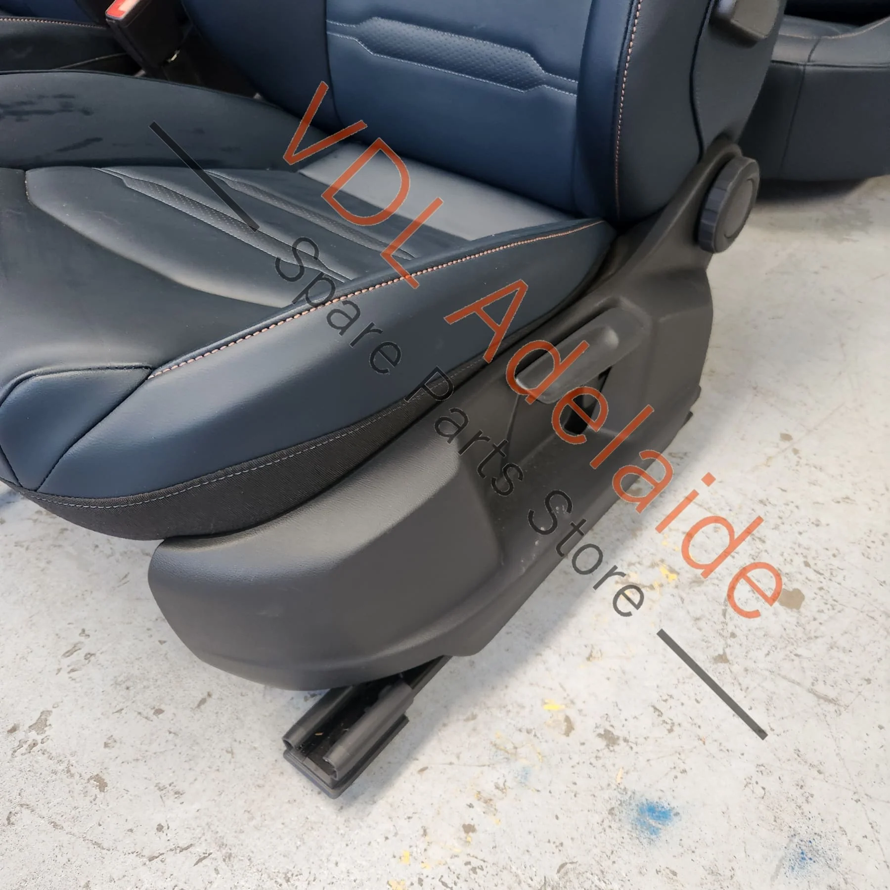 Cupra Ateca Blue Black Leather Seat Set Great for your Amarok or Caddy upgrade! - Image 8