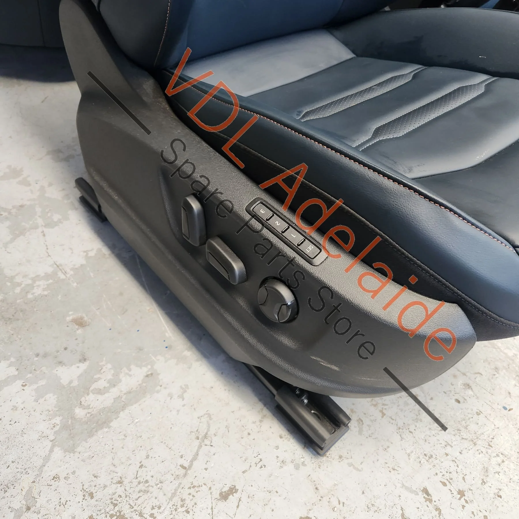 Cupra Ateca Blue Black Leather Seat Set Great for your Amarok or Caddy upgrade! - Image 9
