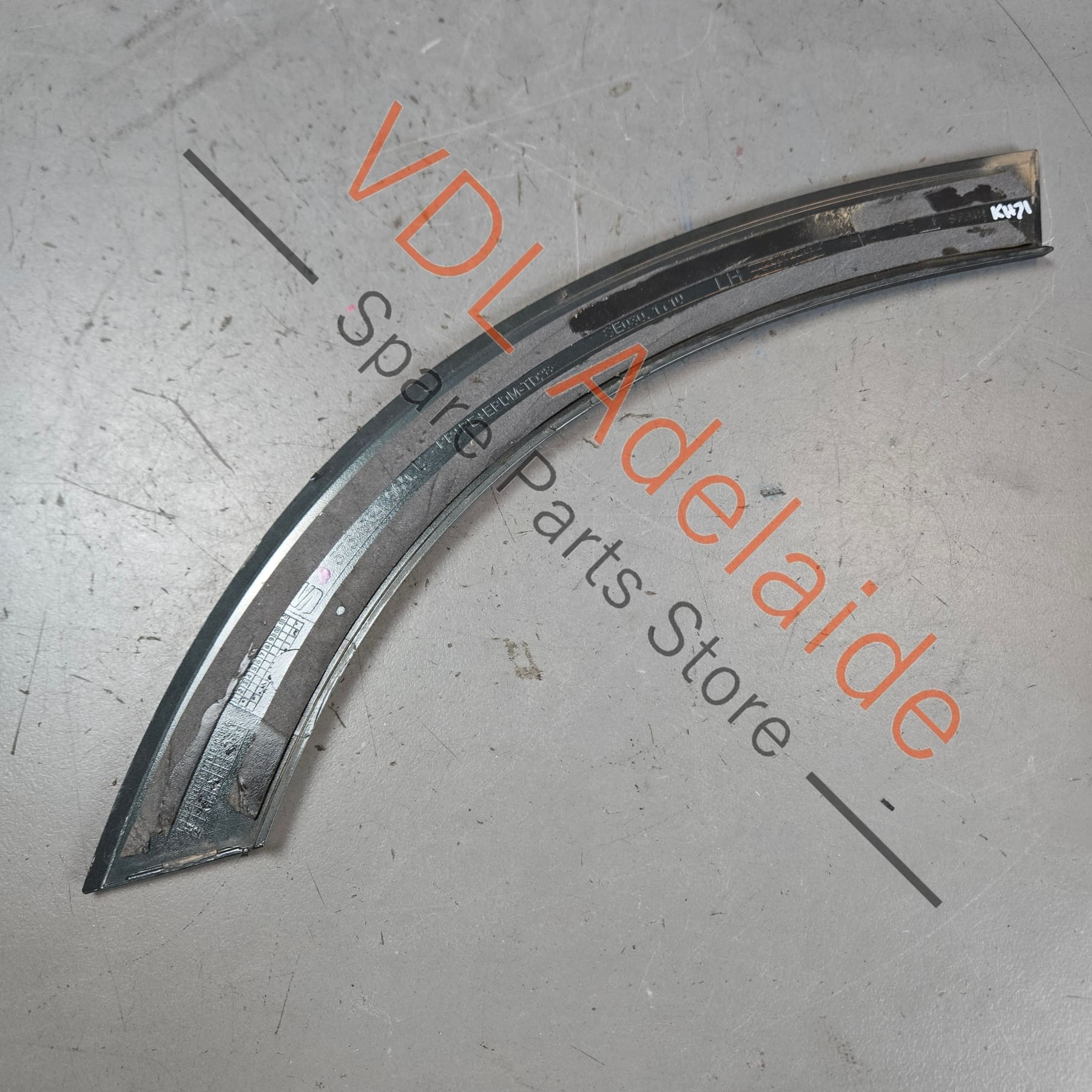 Cupra Ateca Left Rear Door Wheel Arch Moulding 575854969C GRU 9S / X6T Camouflage Green Metallic - Image 4