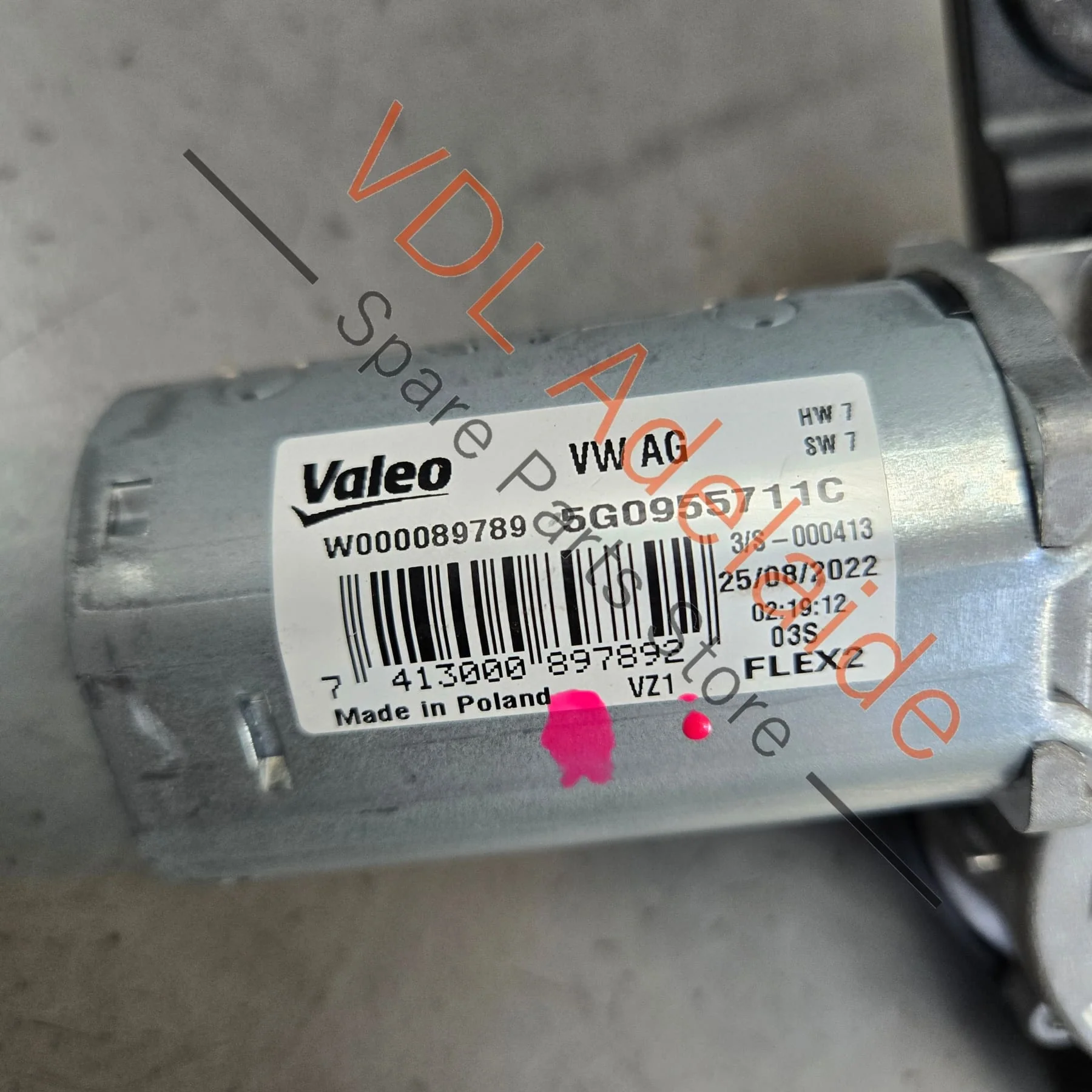 Cupra Audi VW Golf Rear Windscreen Wiper Motor 5G0955711C  5G0955711D - Image 2
