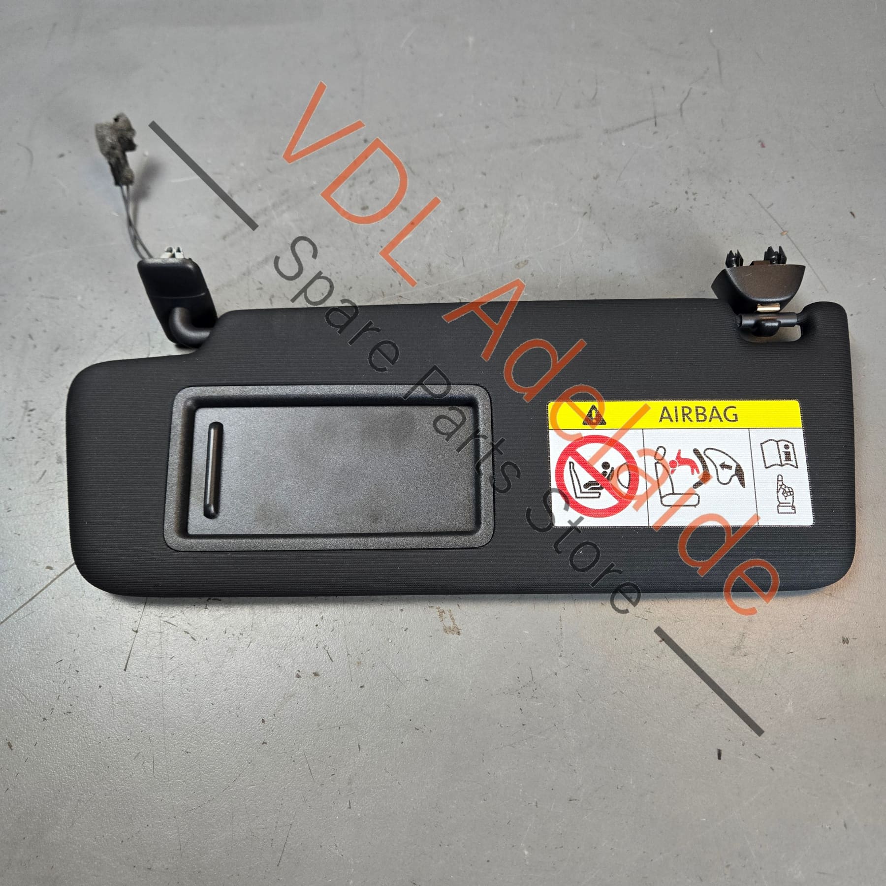 Cupra Ateca Left Sun Visor 5G0857551AS 3H8 Illuminated with mirror Black