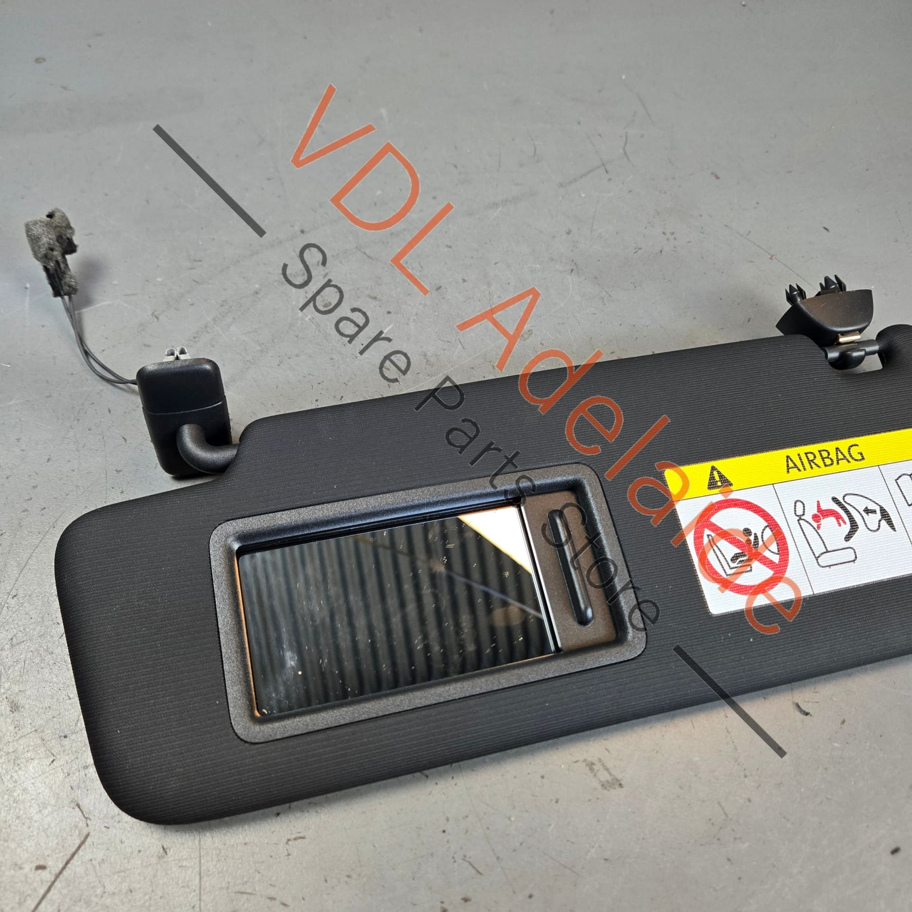 Cupra Ateca Left Sun Visor 5G0857551AS 3H8 Illuminated with mirror Black - Image 2