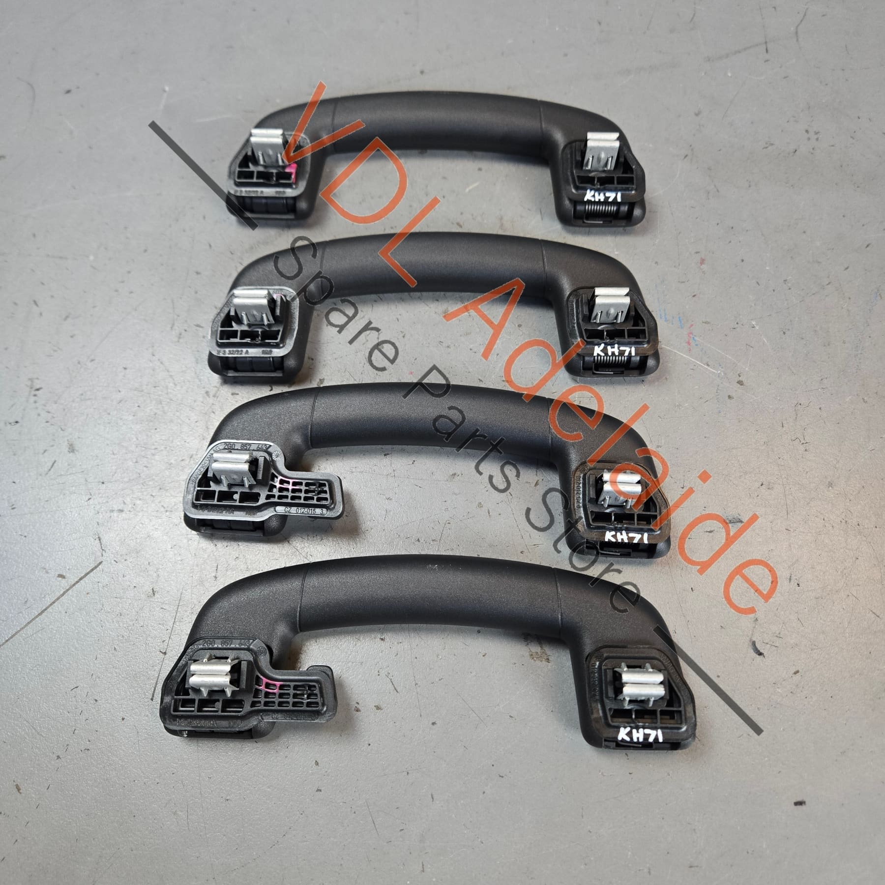 Cupra Ateca Audi Q2 Roof Grab Handle Set of 4 Front & Rear Black 2G0857643 2G0857607 - Image 3