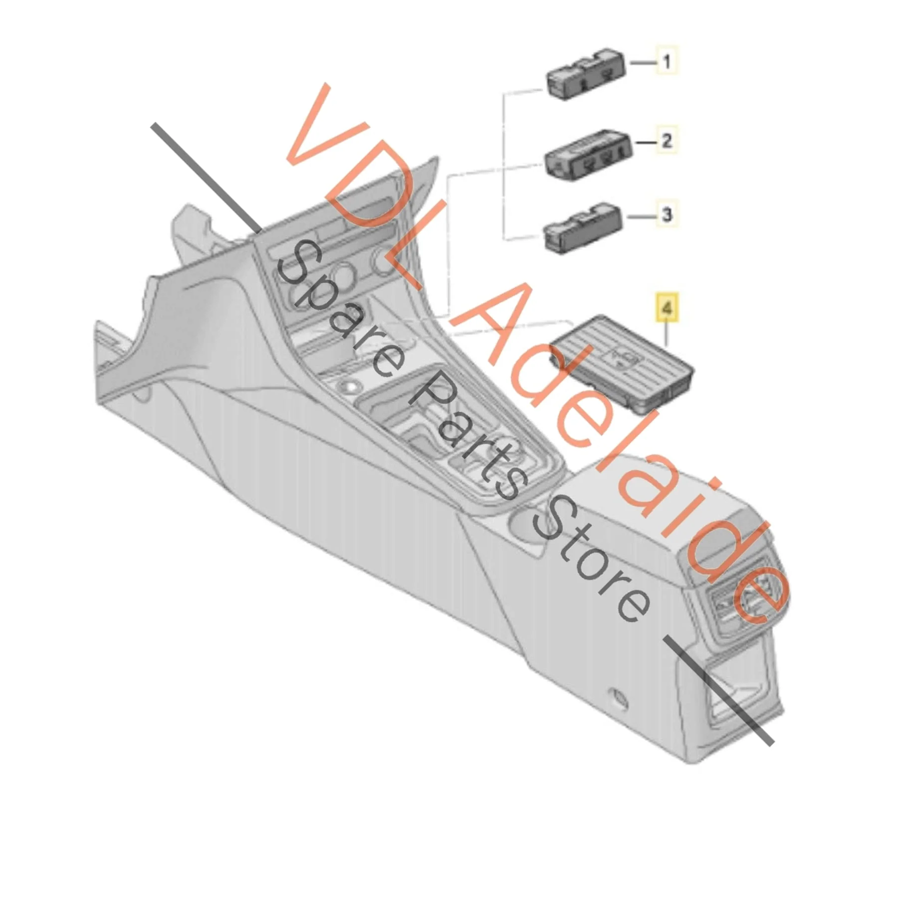 Antenna Receiver and Wireless Charging Station for Cupra Ateca 81A035502 - Image 2