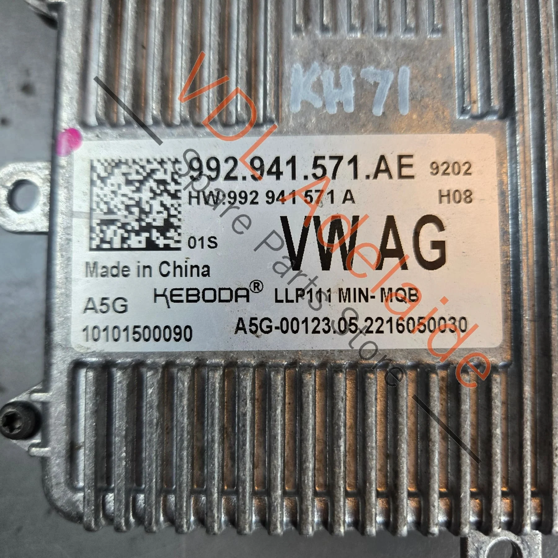 Porsche Audi Cupra Headlight Control Module 992941571AE - Image 3