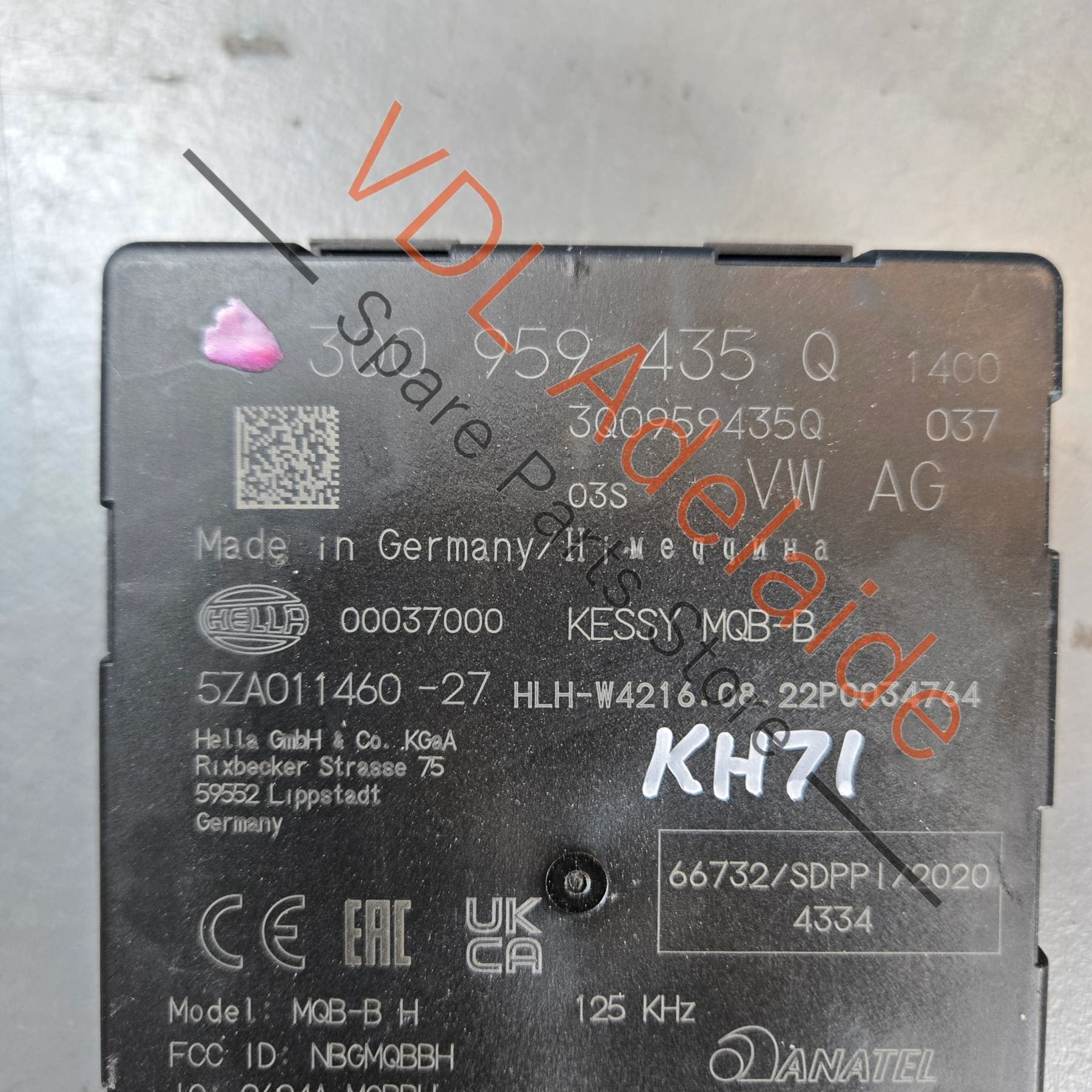 Cupra Ateca VW Golf MK8 Control Unit for Keyless Entry Kessy Start Authorisation 3Q0959435Q - Image 2