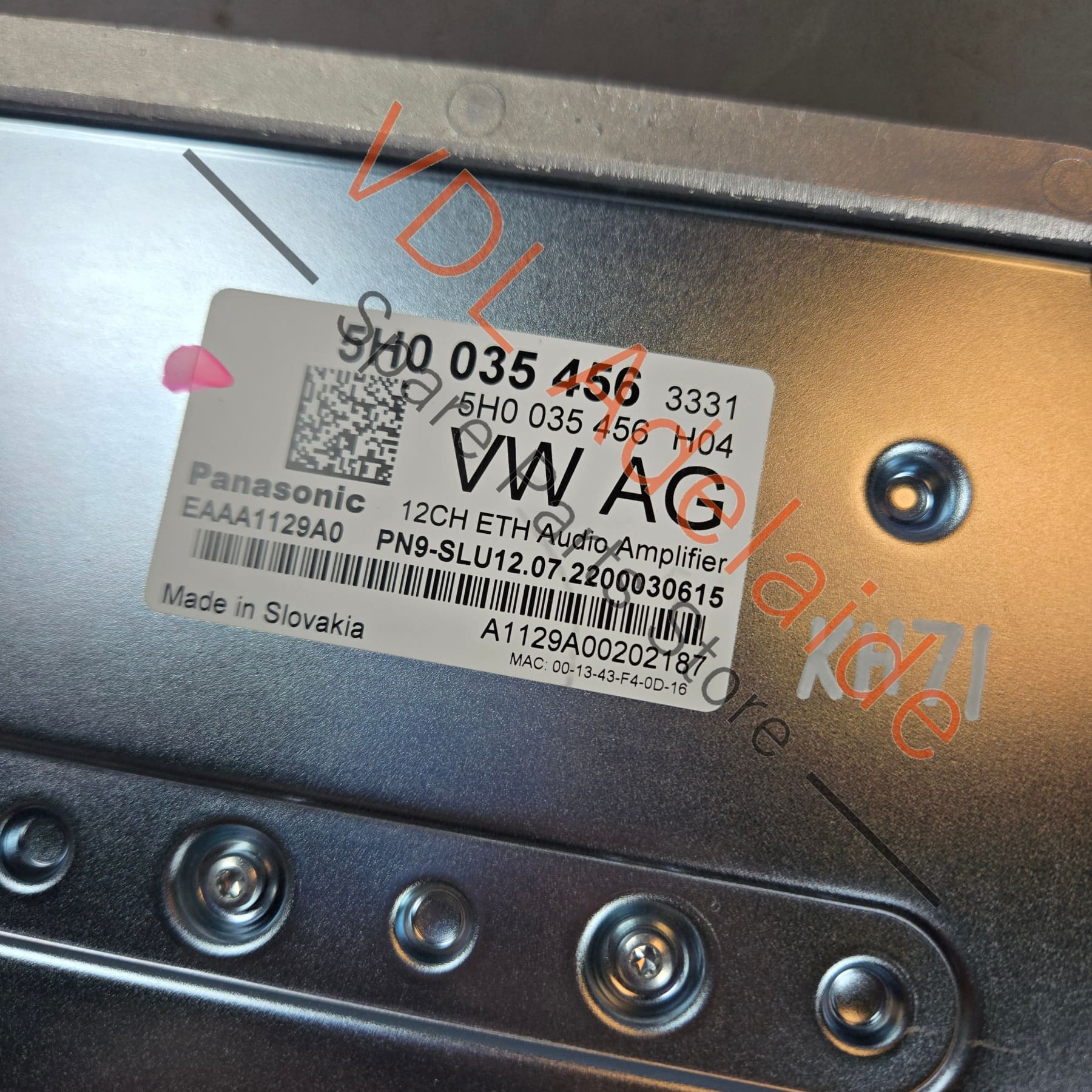Cupra Ateca Audi VW Audio Amplifier EAAA1129A0 5H0035456 - Image 3
