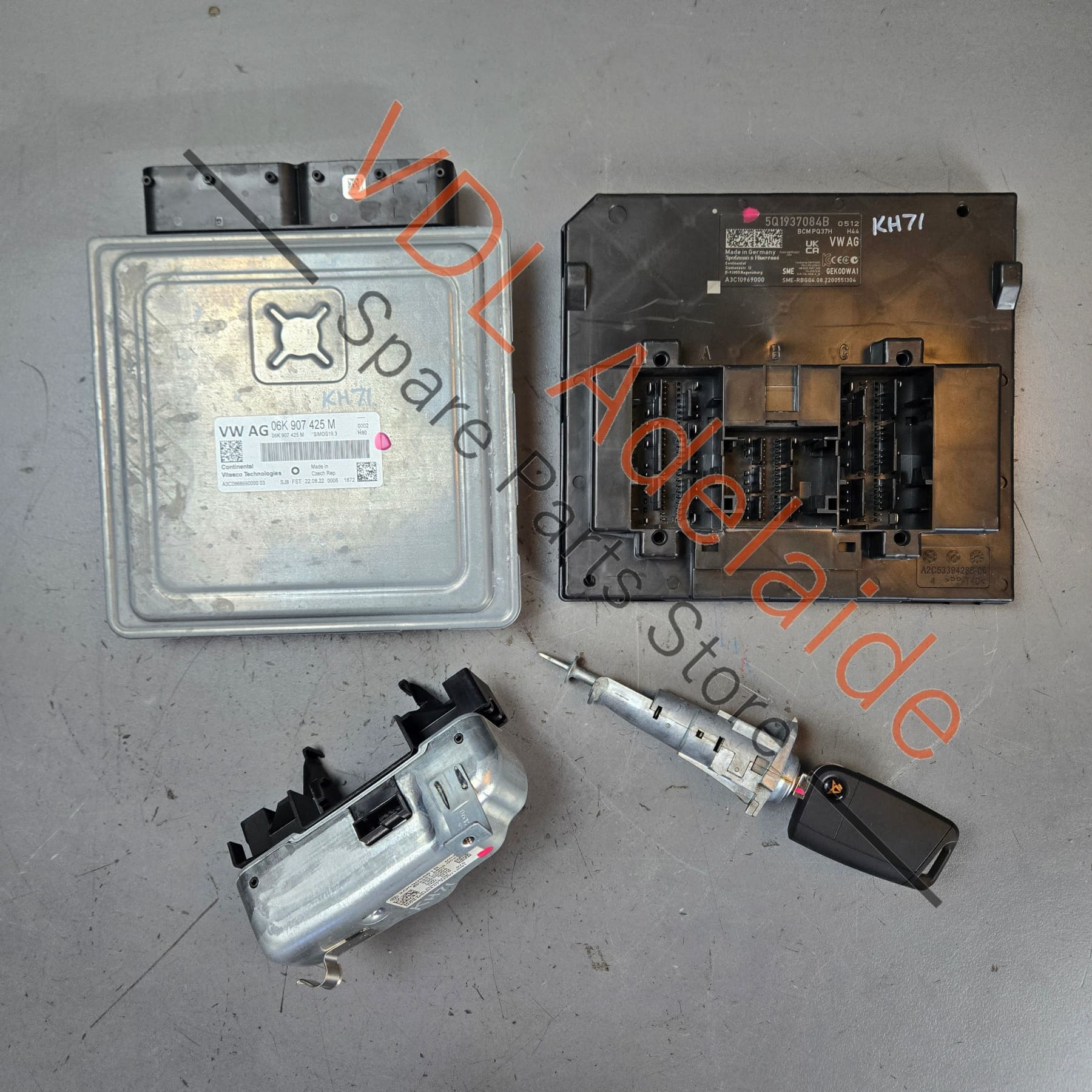 Cupra Ateca VZX Key BCM & ECU Set for DNFC SIMOS 19.3 81A906259B 5FP 5Q0937084EC 2Q0905861B