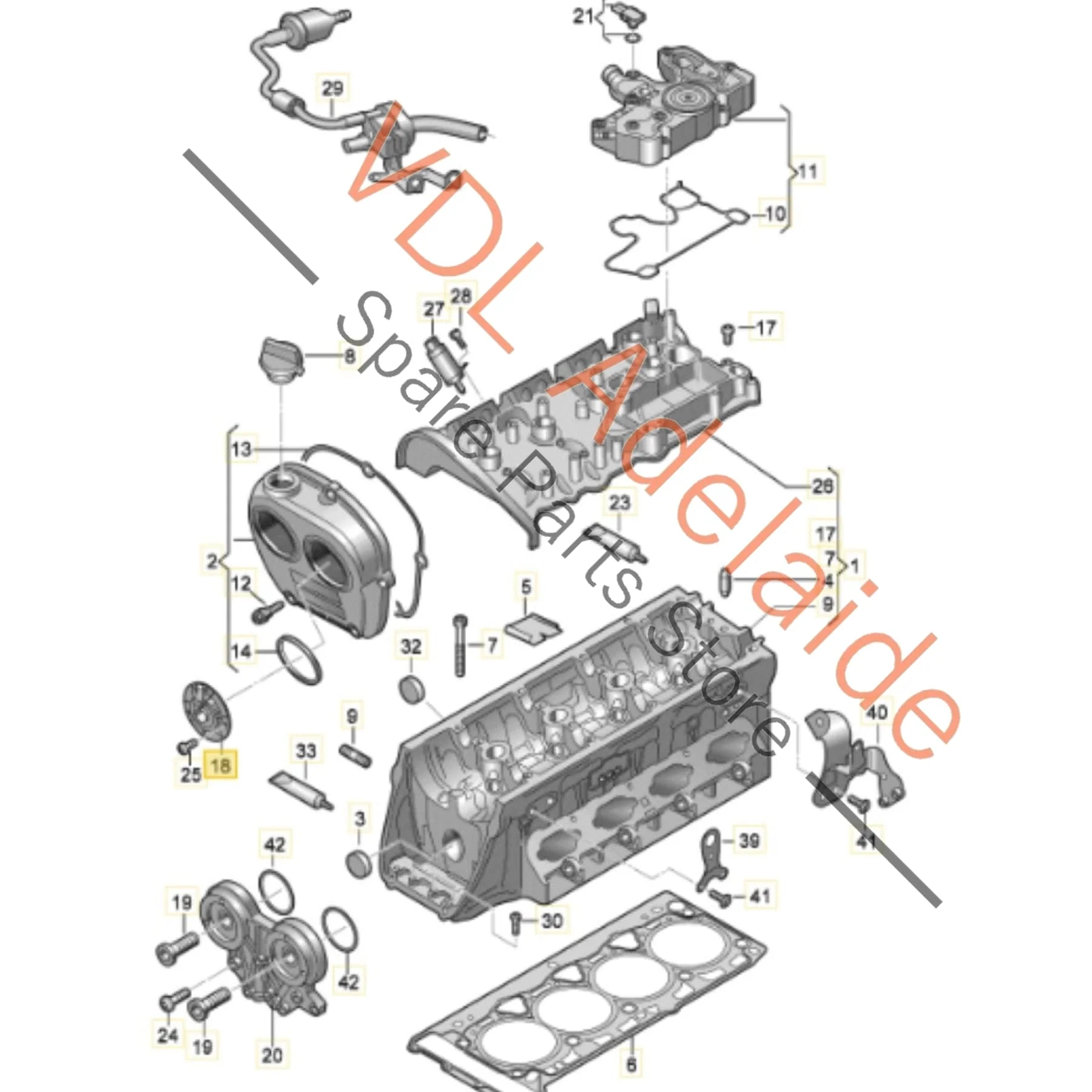 Audi VW Camshaft Magnet Solenoid 06Q109259B - Image 2