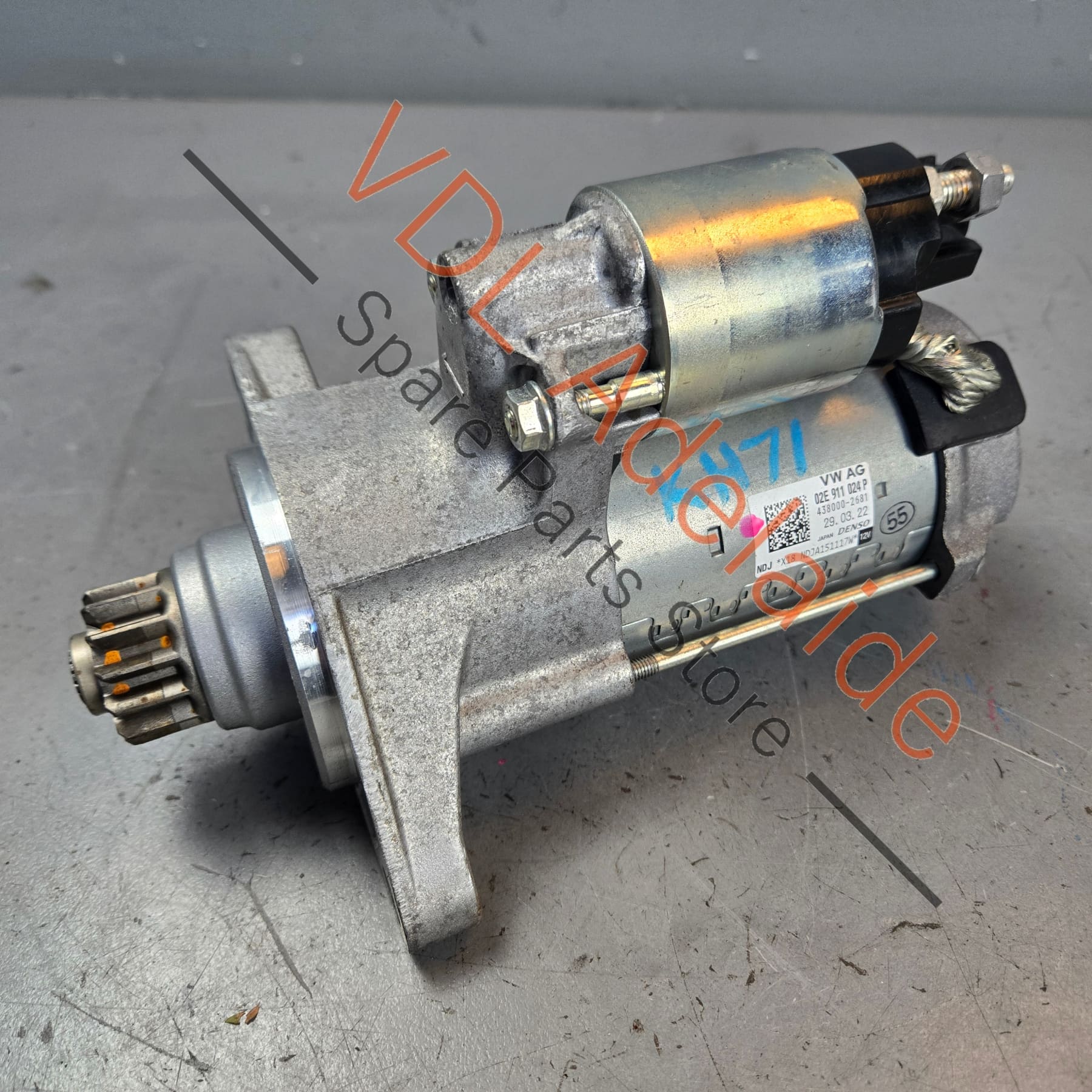 VW Golf MK8 Tiguan Cupra Ateca 1.1kw Starter Motor 02E911022H