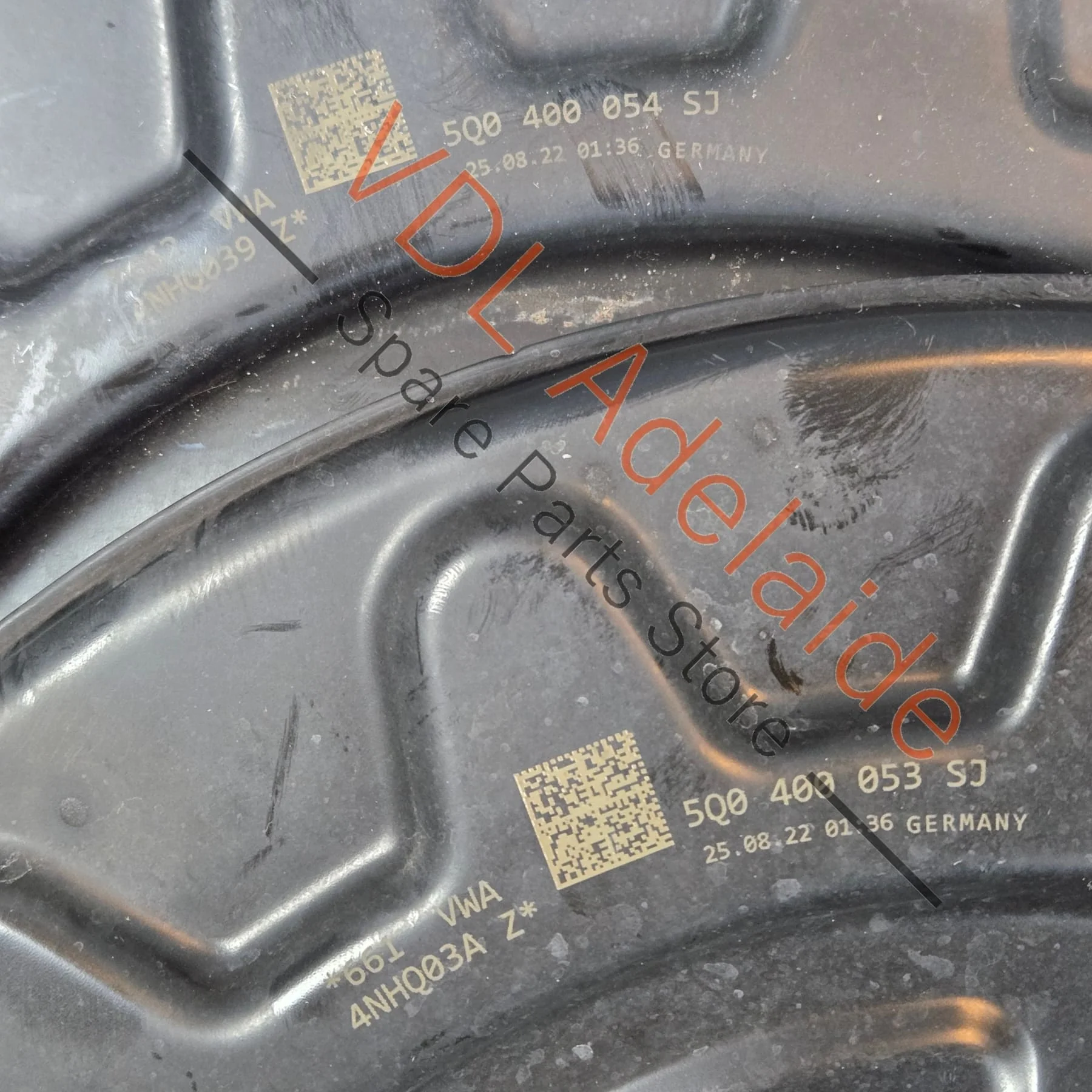 VW Golf R Audi S3 Cupra Ateca Front Brake Stone Guard set pair for 340mm rotor - Image 3