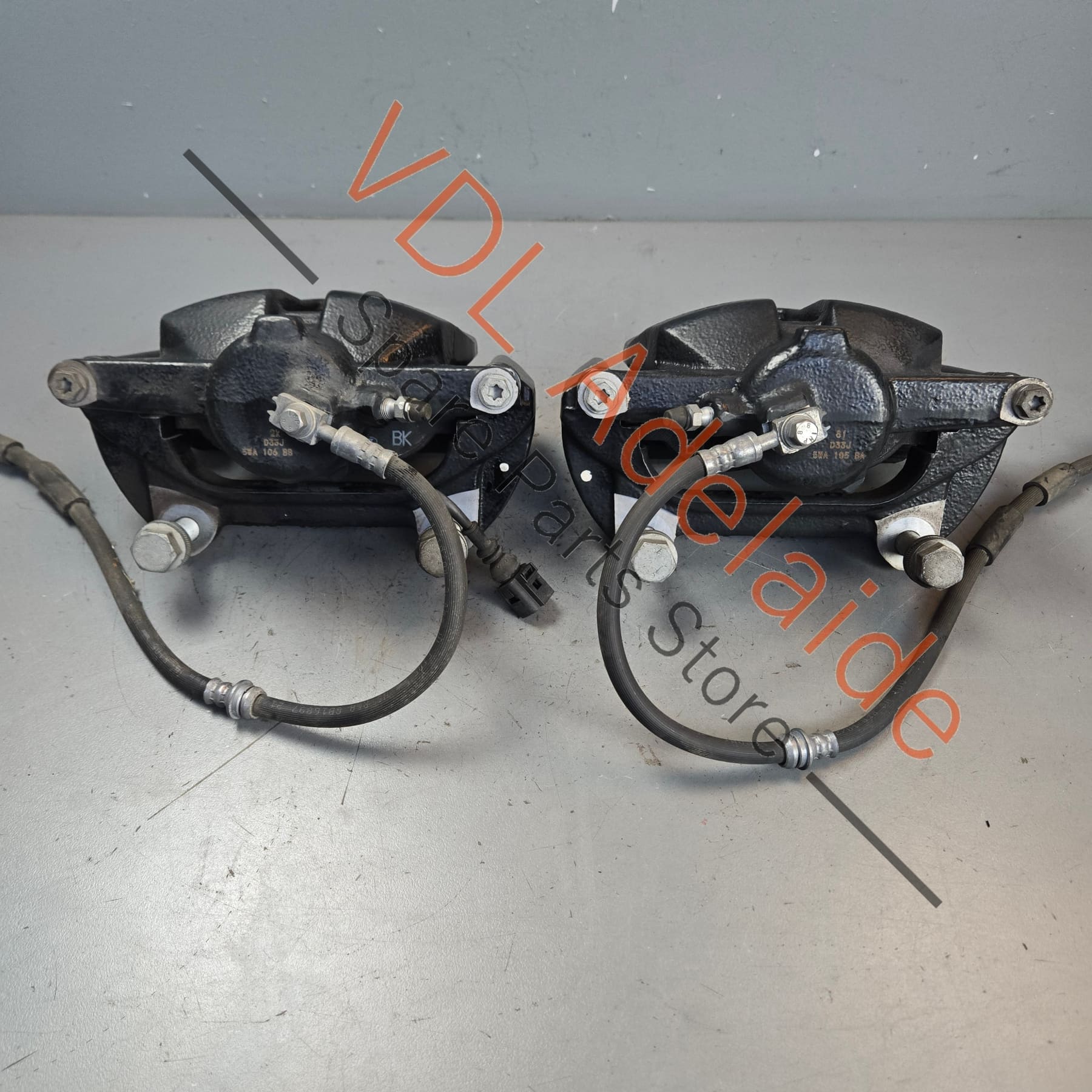 Cupra Front Brake Caliper Pair Set suit 340mm rotors Also Same as Golf R Audi S3 5FA615123 5FA615124 - Image 4