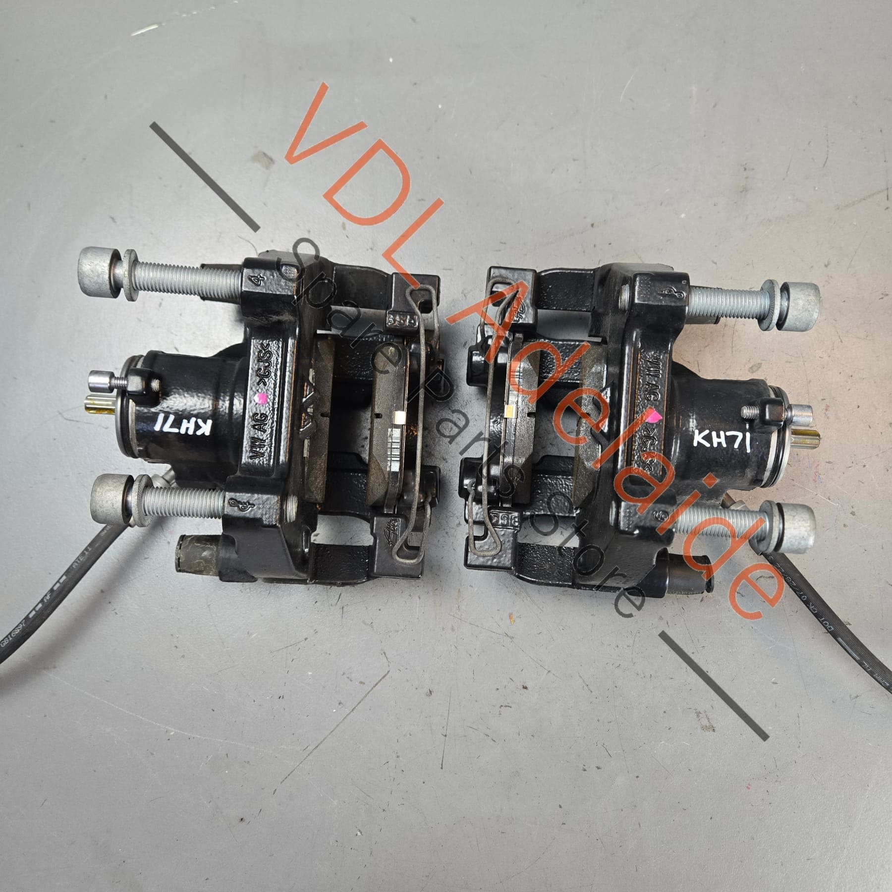 Audi S3 Golf R Cupra Rear Brake Caliper Set Pair suit 310mm x 22mm Vented Rotor - Image 5