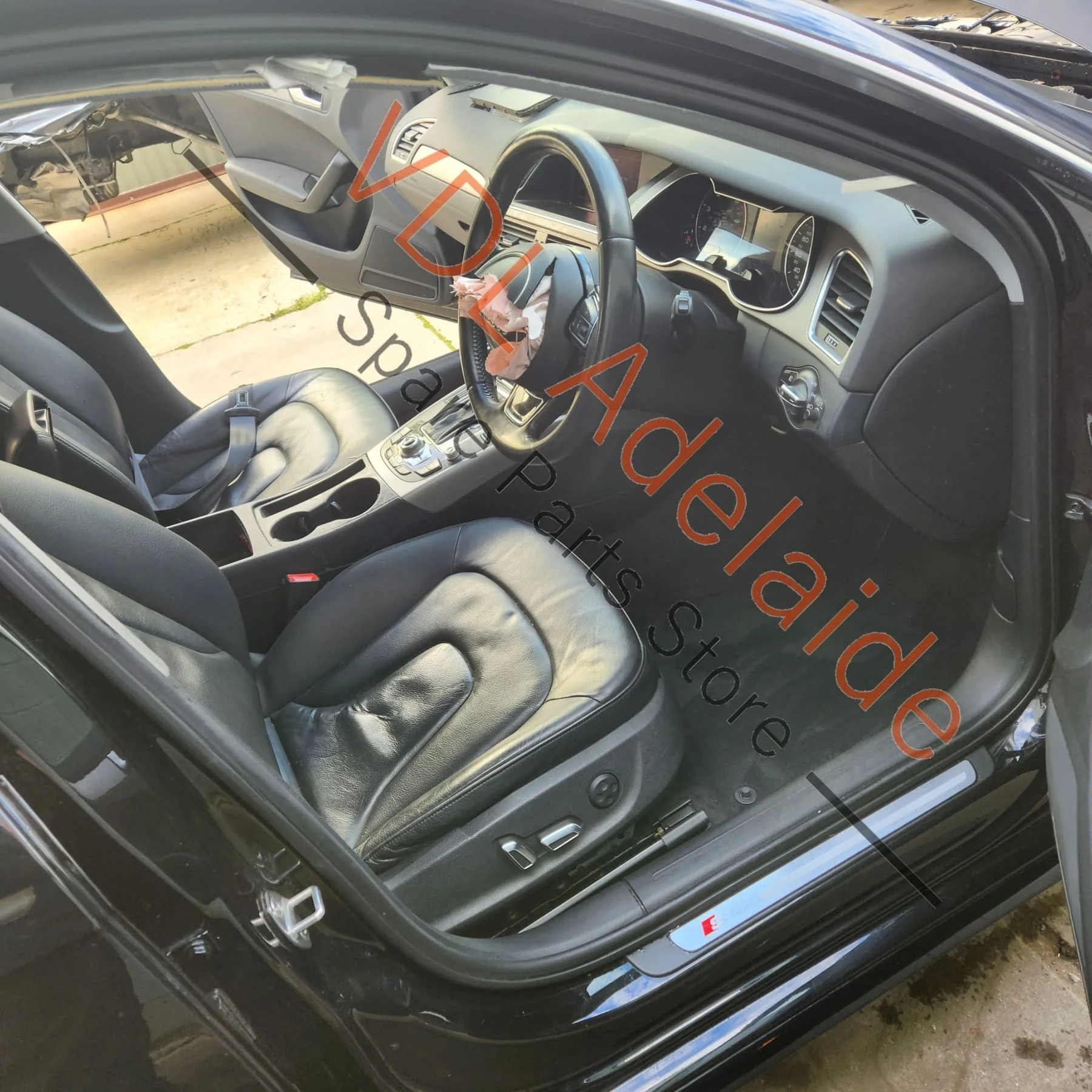 Audi A4 B8 Interior Reading Dome Light Switch Crystal Silver Grey 8T0947140 8T0947139K ET1 - Image 4