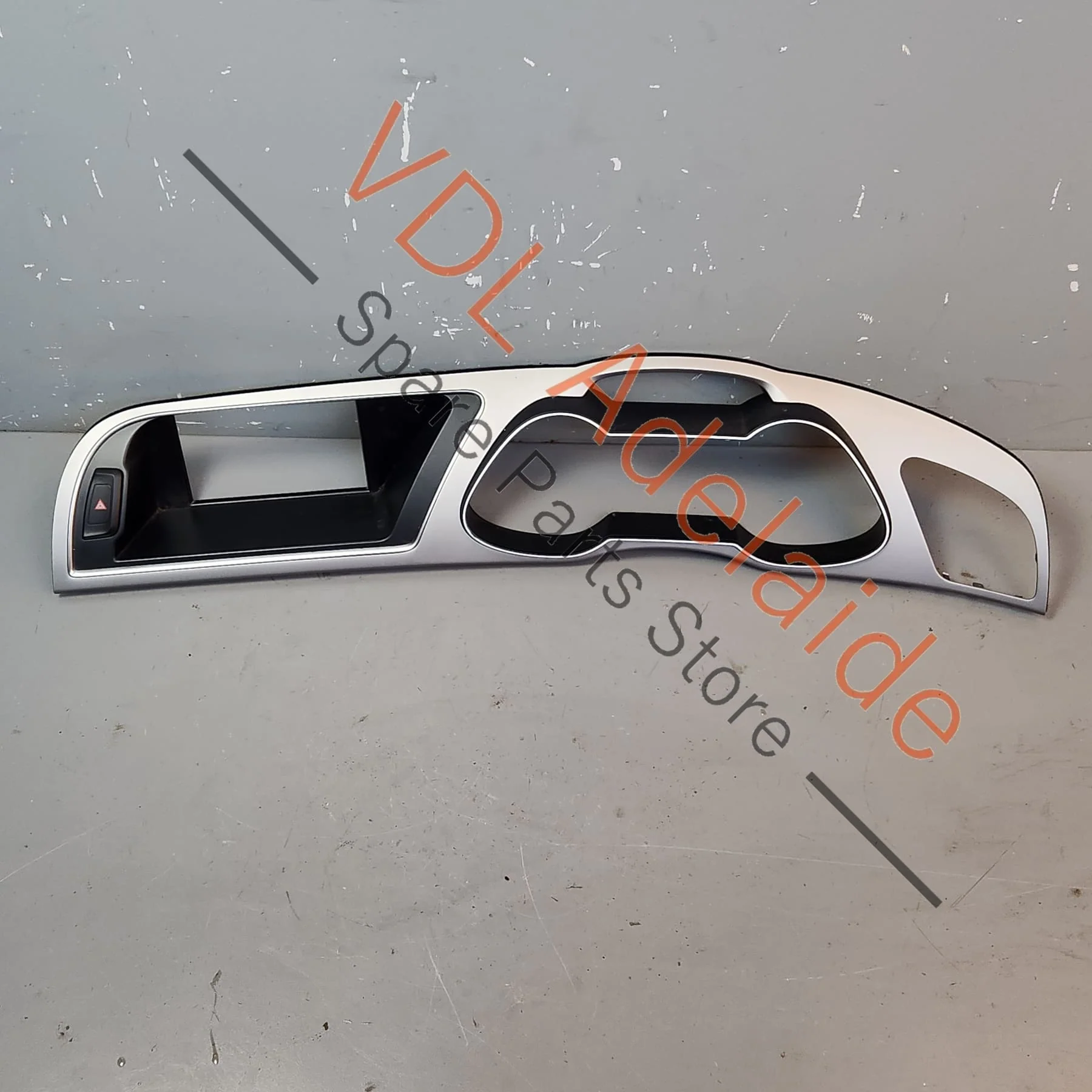 Audi A4 Dashboard Trim Fascia Steel Grey Brushed 8K2857185AM TU4