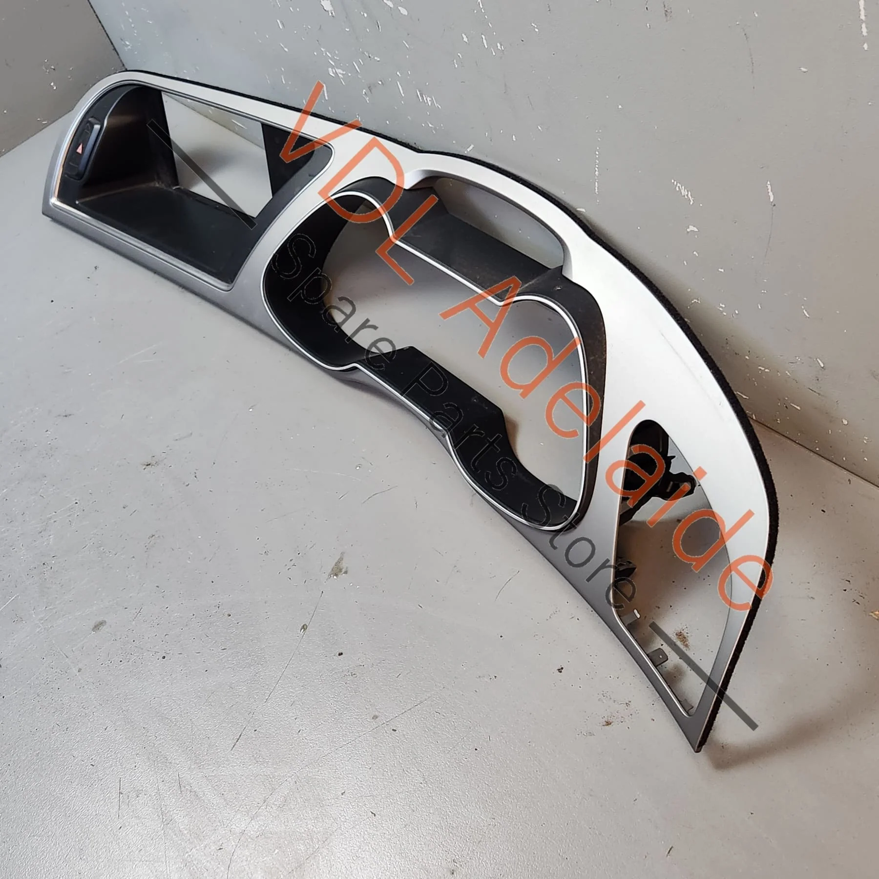 Audi A4 Dashboard Trim Fascia Steel Grey Brushed 8K2857185AM TU4 - Image 2