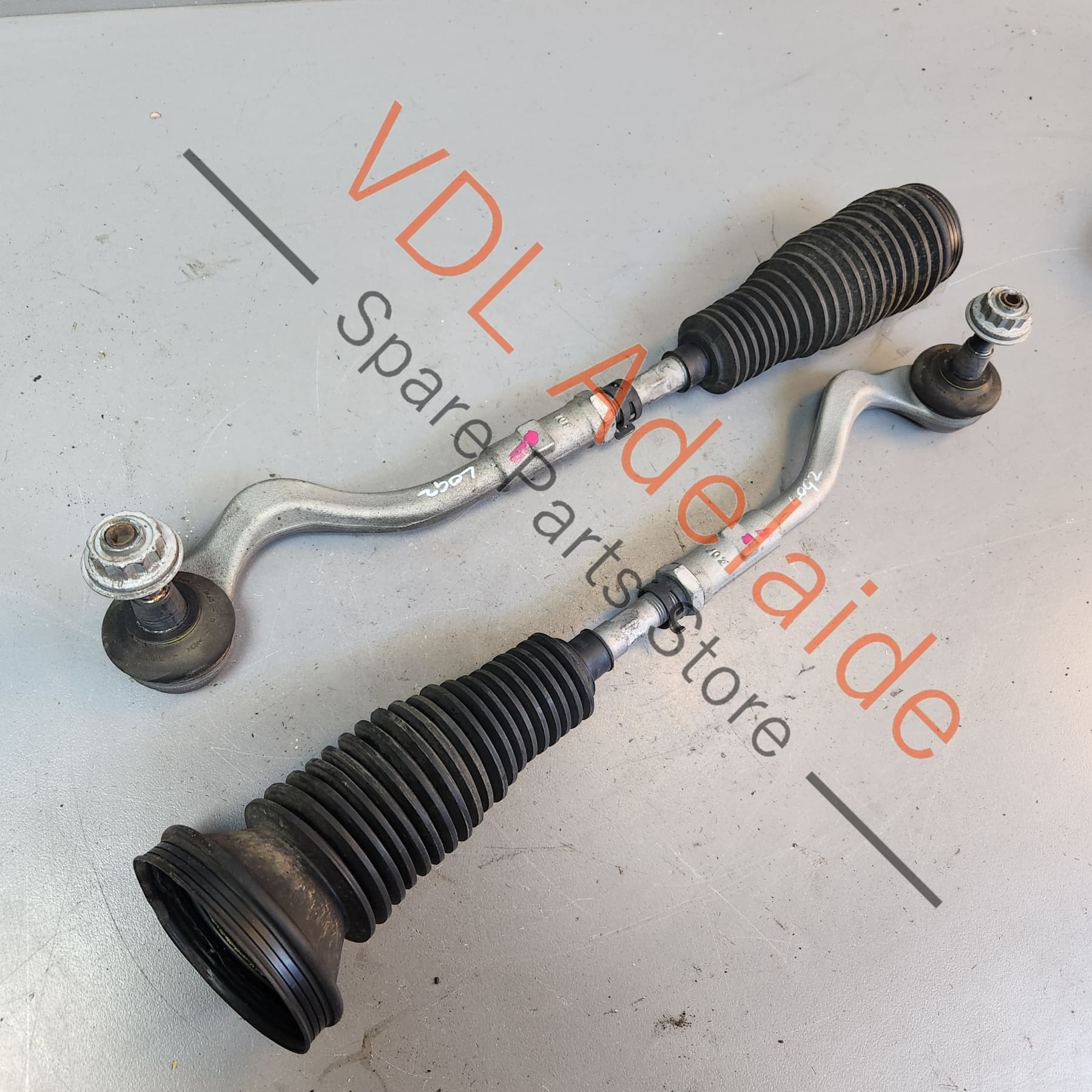 Audi A4 B8 Pair of Power Steering Links Tie Rod Ends L&R 4G0423811A 4G0423812A 4H0422810A - Image 2