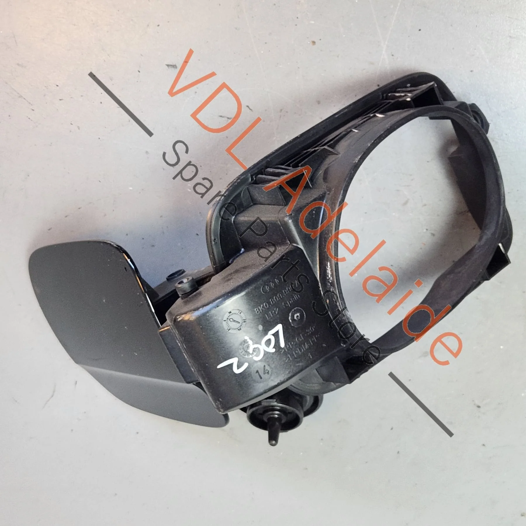 Audi A4 B8 Fuel Filler Door Flap Cover 8K0809999A 8K0809907 Black OEOE - Image 4