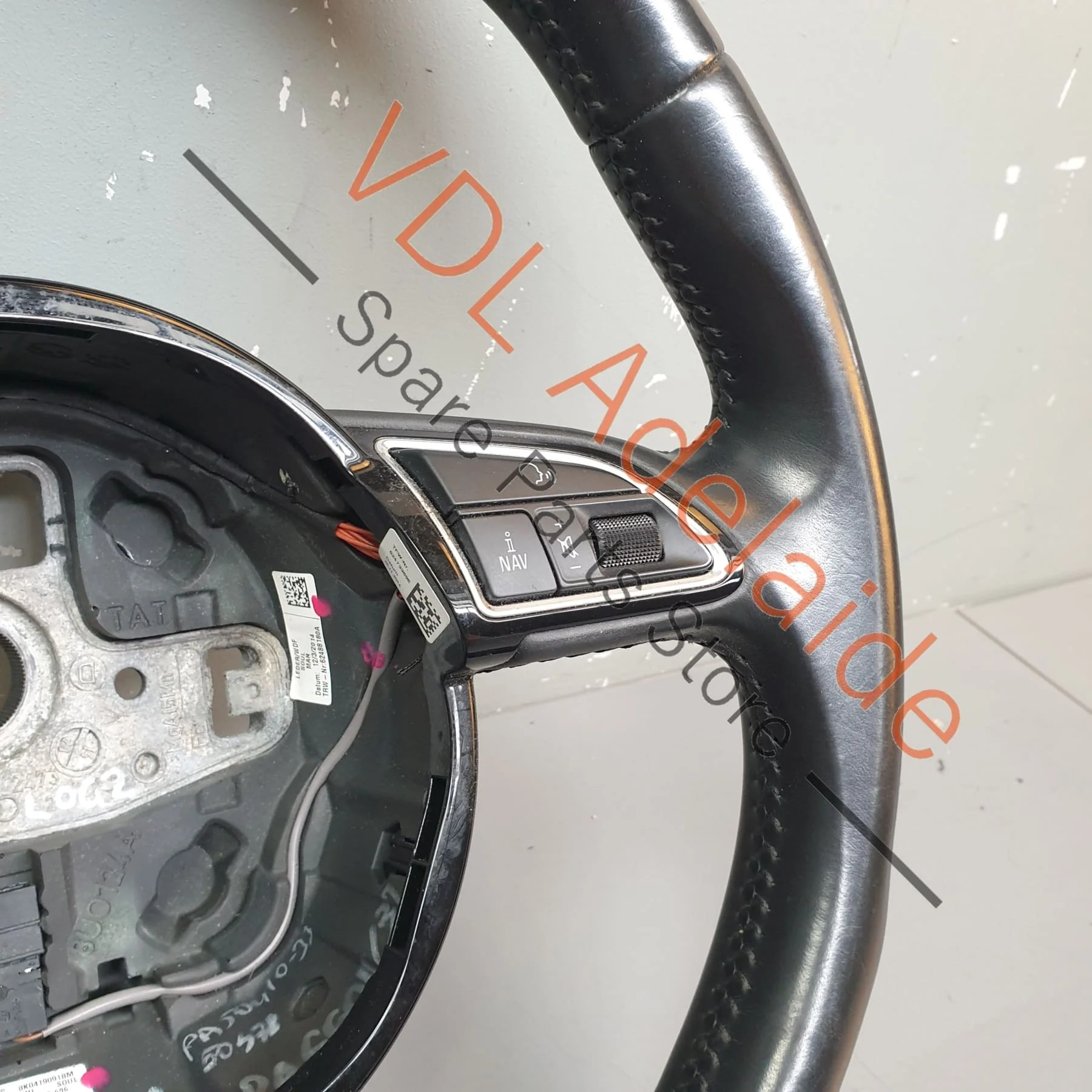 Audi A4 B8 8K Steering Wheel Leather Sports Multifunction 8K0419091BM - Image 3