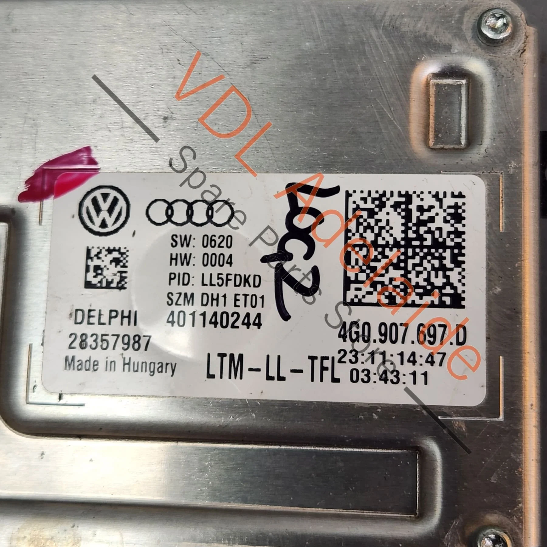 Audi A4 B8 8K Headlight Power Module Unit for Day Driving Lights 4G0907697D - Image 5