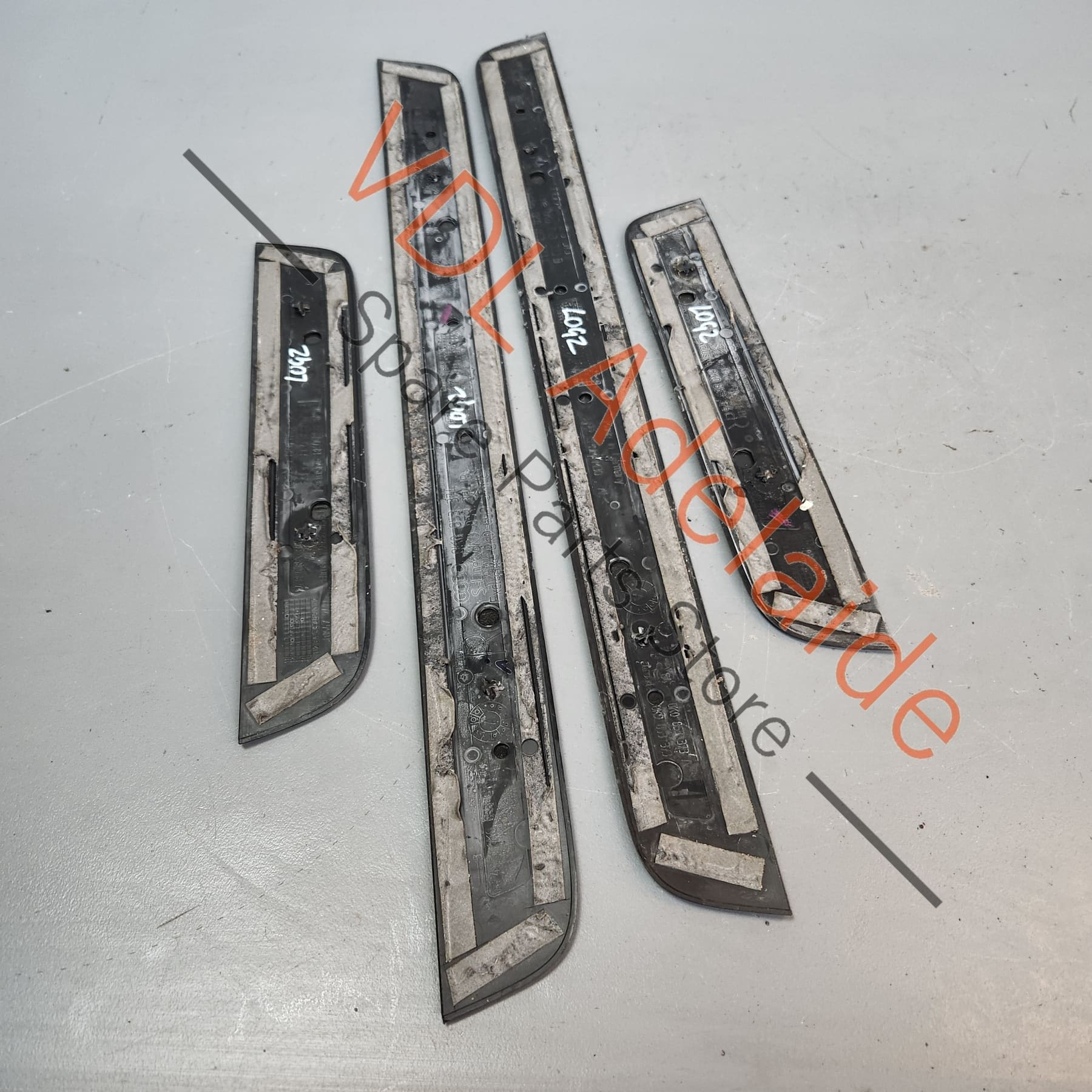 Audi A4 B8 8K Set of 4dr Door Sill Trim Scuff Panel Covers "S Line" - Image 4