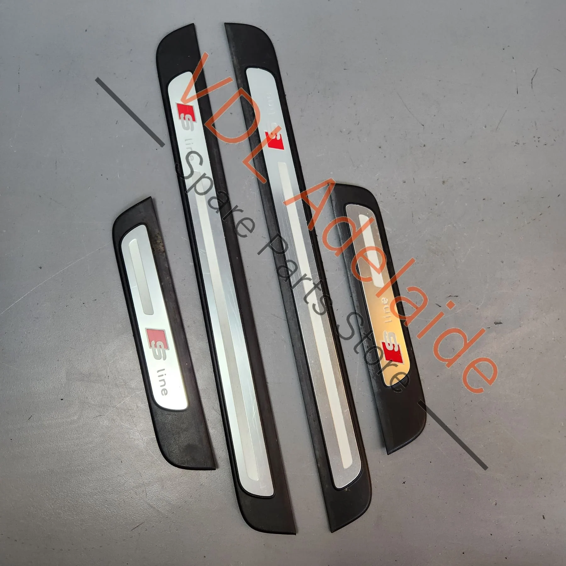 Audi A4 B8 8K Set of 4dr Door Sill Trim Scuff Panel Covers "S Line" - Image 5