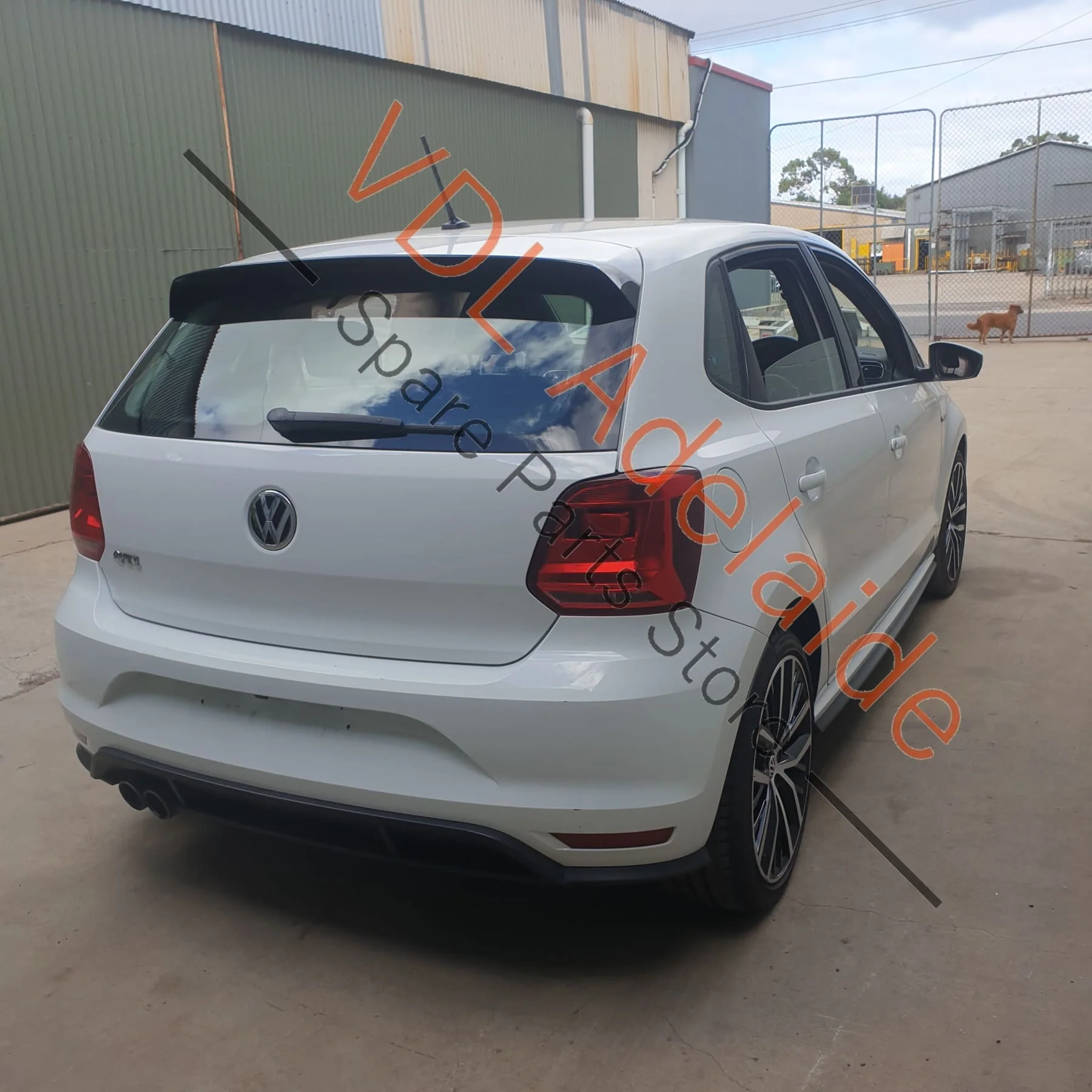VW Polo 6R Rear Bumper Bracket Guide Profile Right 6C6807394B - Image 2