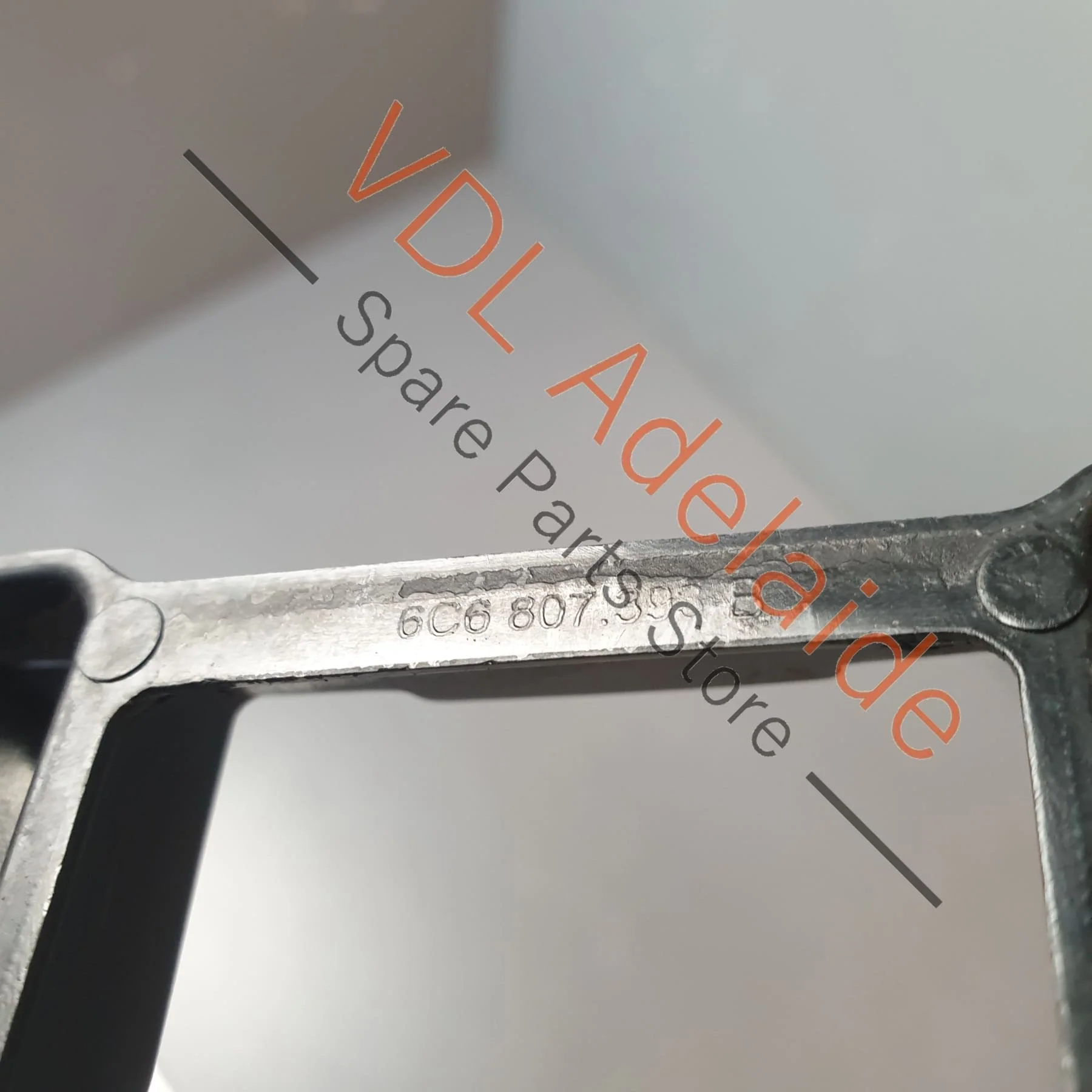 VW Polo 6R Rear Bumper Bracket Guide Profile Left 6C6807393B - Image 4