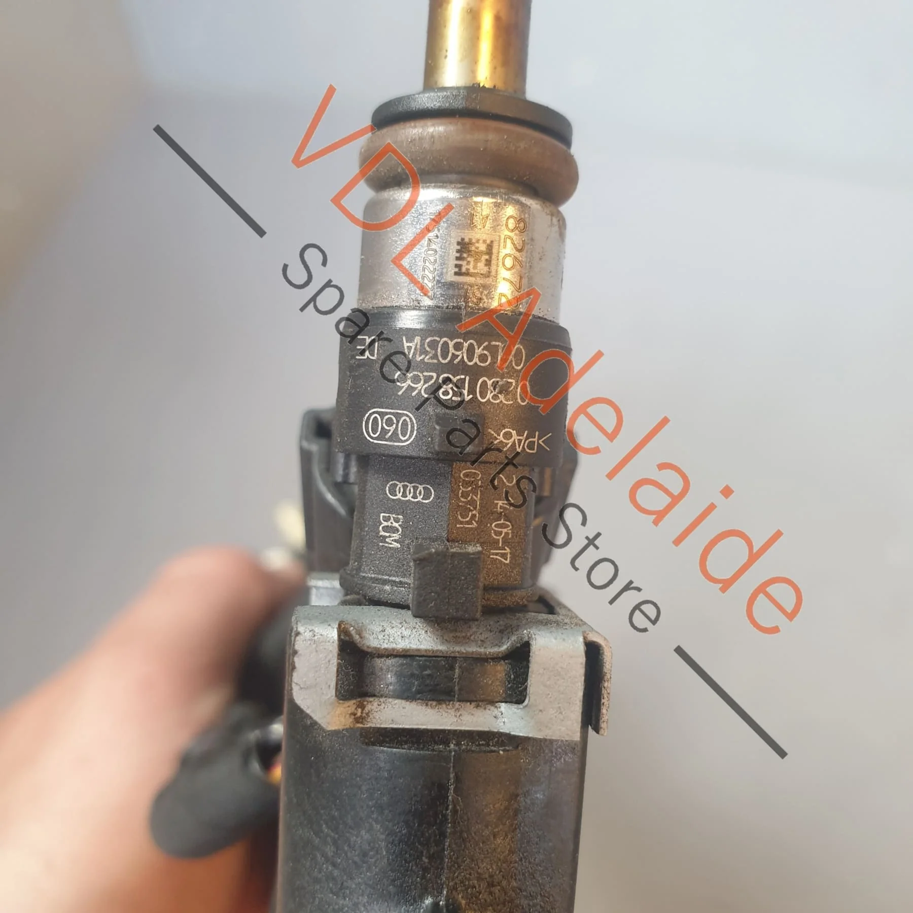 Fuel Injector set for 4cy Audi VW Engine 1.8 2.0 06L906031A w 11 Bar Pressure Sensor 06H906051K - Image 3