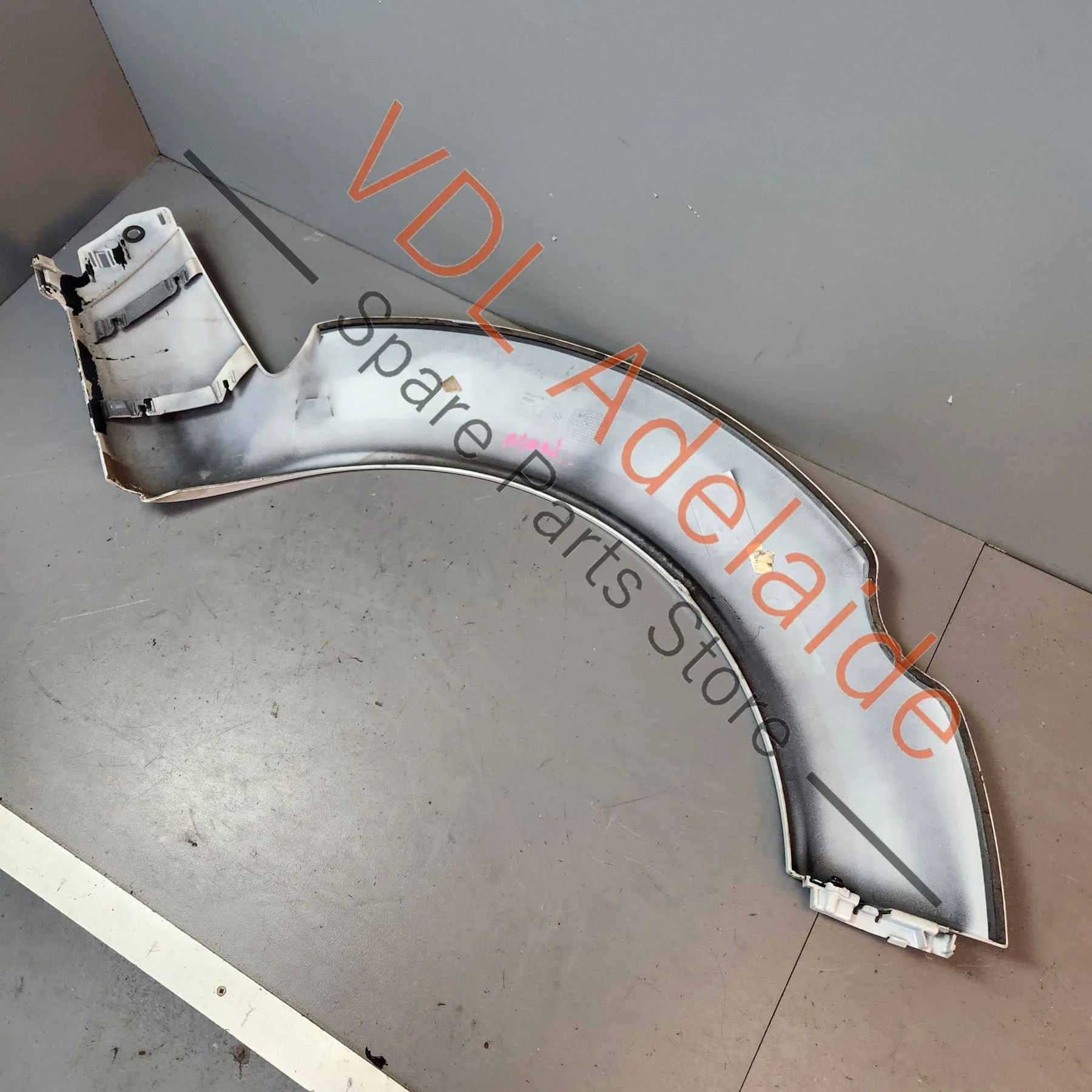 Renault Megane III DZ0/1 RS250 265 275 Right Rear Quarter Molding Flare Wheel Arch Trim 788A22543R Blanc Glacier - Image 3