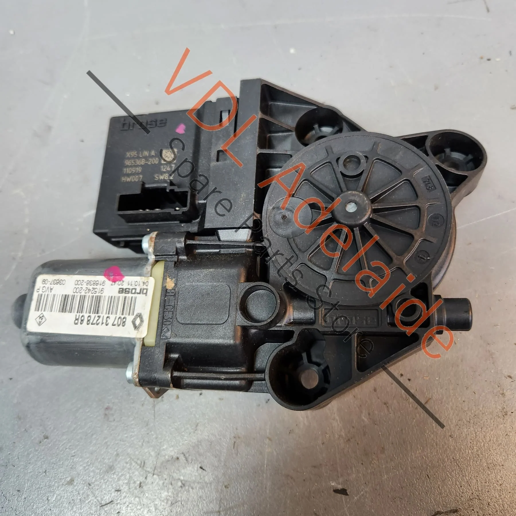 Renault Megane Clio Passenger Side Window Motor 807312786R
