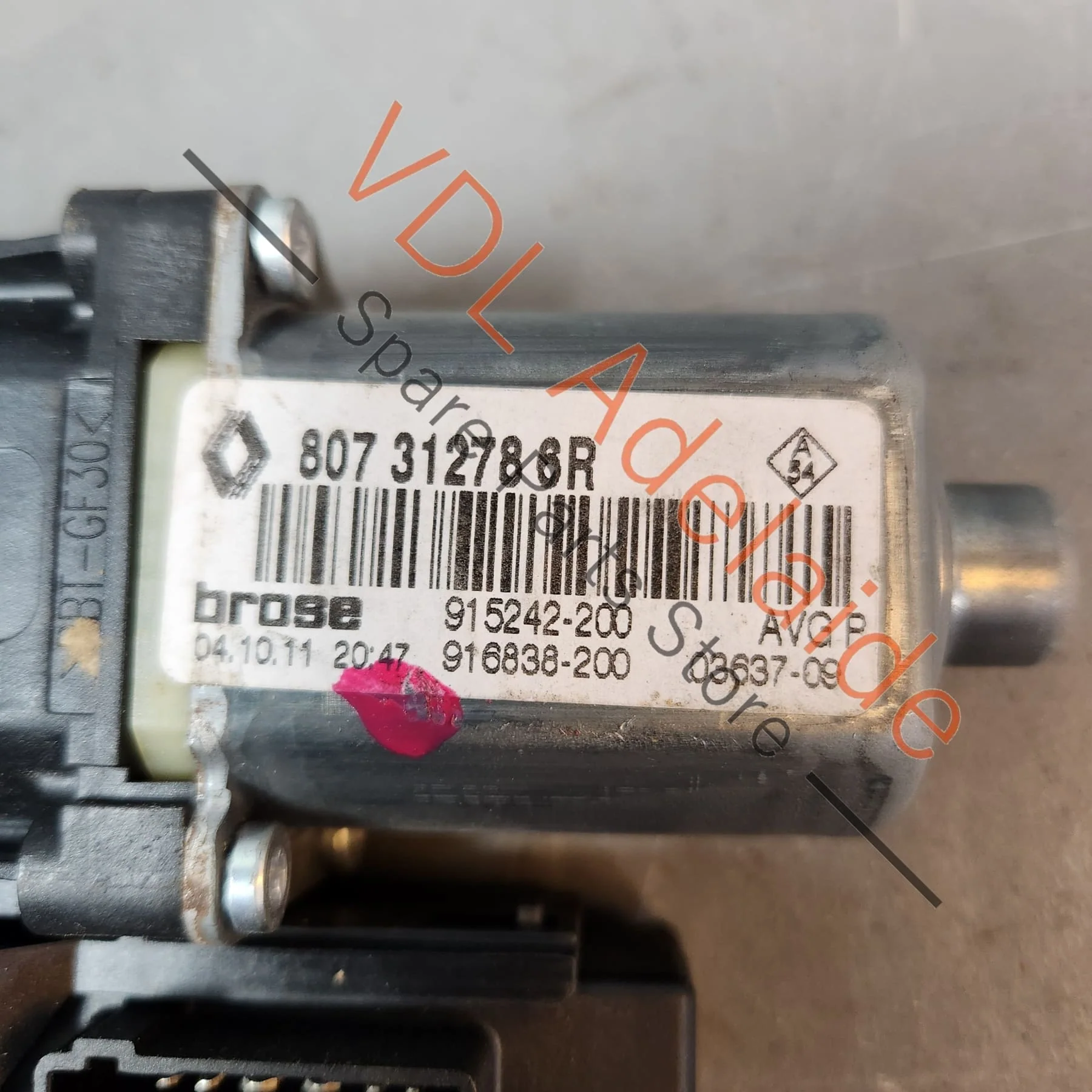 Renault Megane Clio Passenger Side Window Motor 807312786R - Image 3