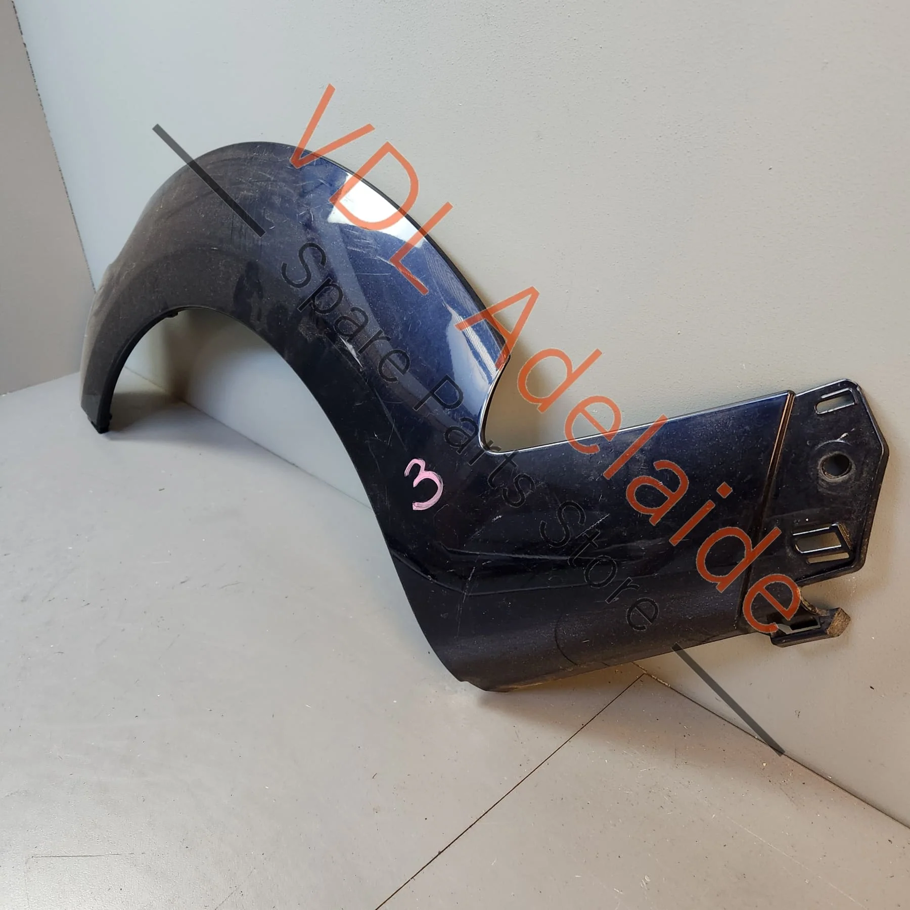 Renault Megane III DZ0/1 RS250 265 275 Right Rear Quarter Molding Flare Wheel Arch Trim 788A22543R Twilight Blue 472 - Image 8
