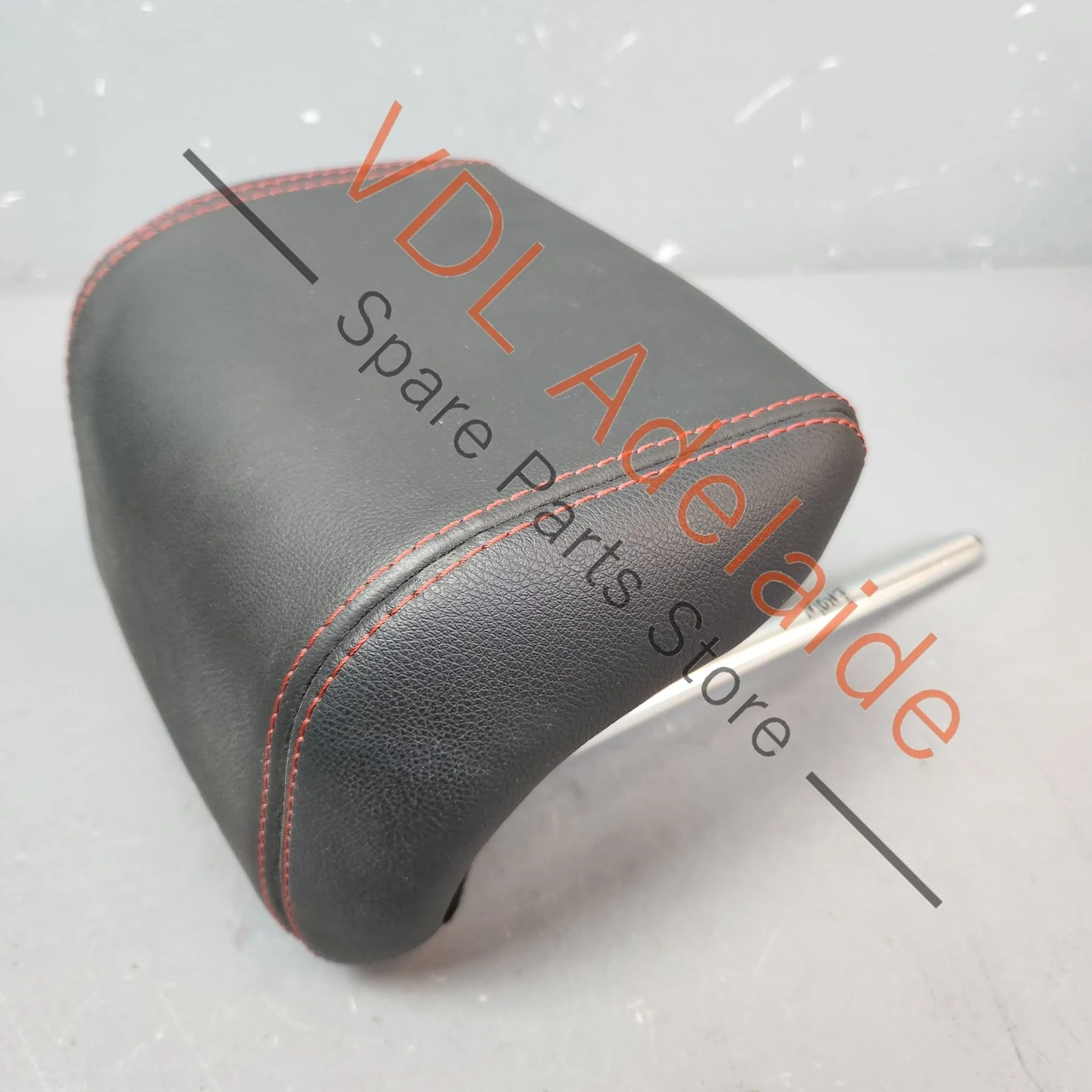 Renault Megane III 3 RS250 RS265 RS275 Rear Left or Right Outer Headrest black Leather Red Stitching - Image 5