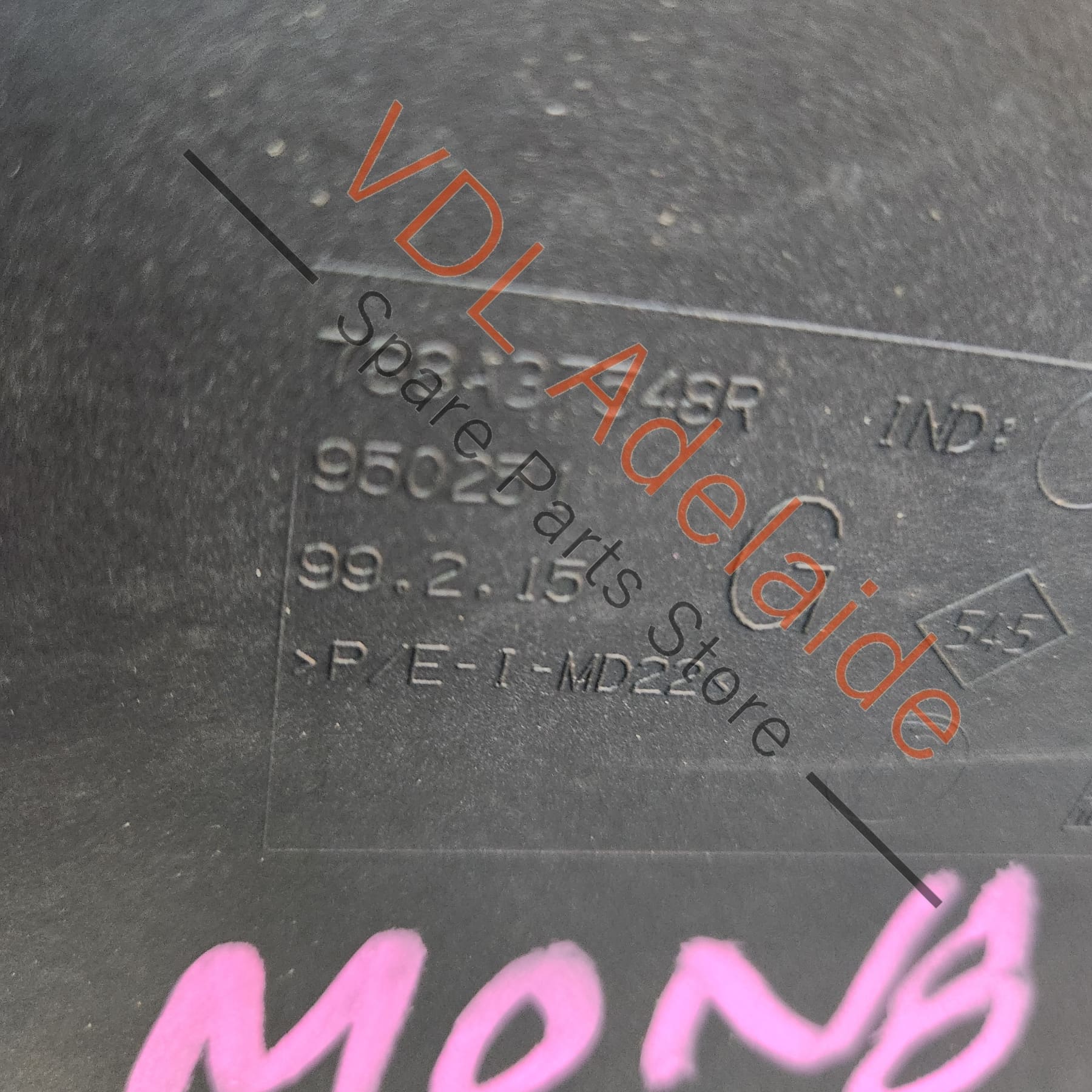 Renault Megane III DZ0/1 RS250 265 275 Left Rear Quarter Molding Flare Wheel Arch Trim 788A37508R TEGNE - BLACK - Image 6